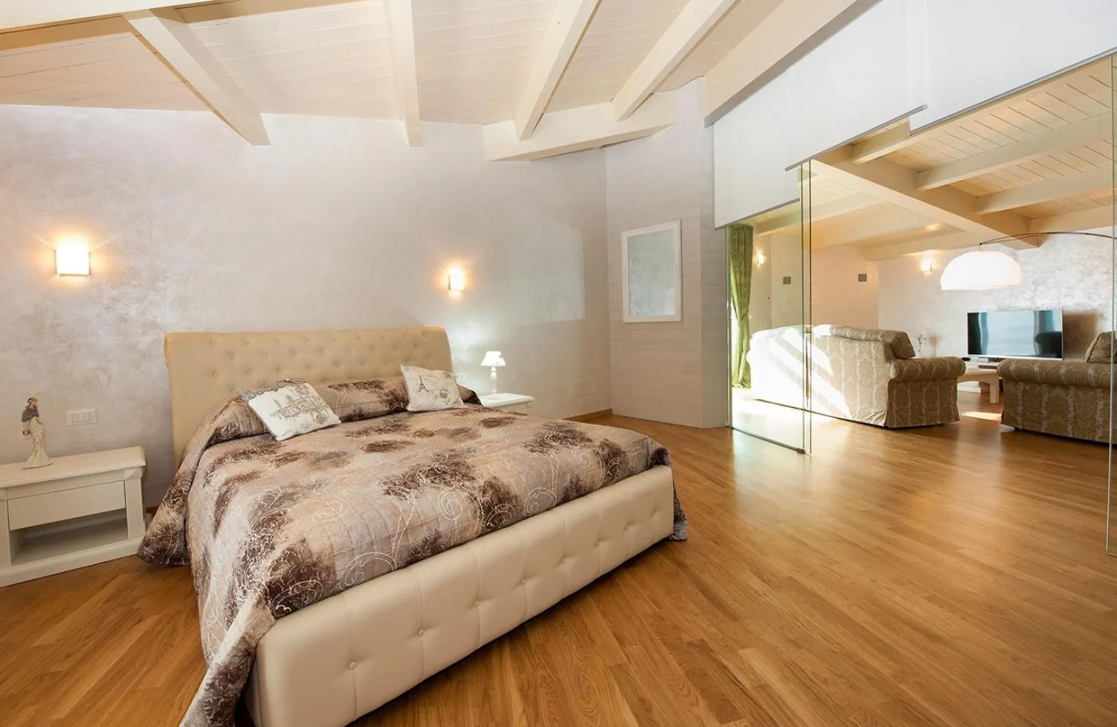 Bed in Jolie Bed And Breakfast