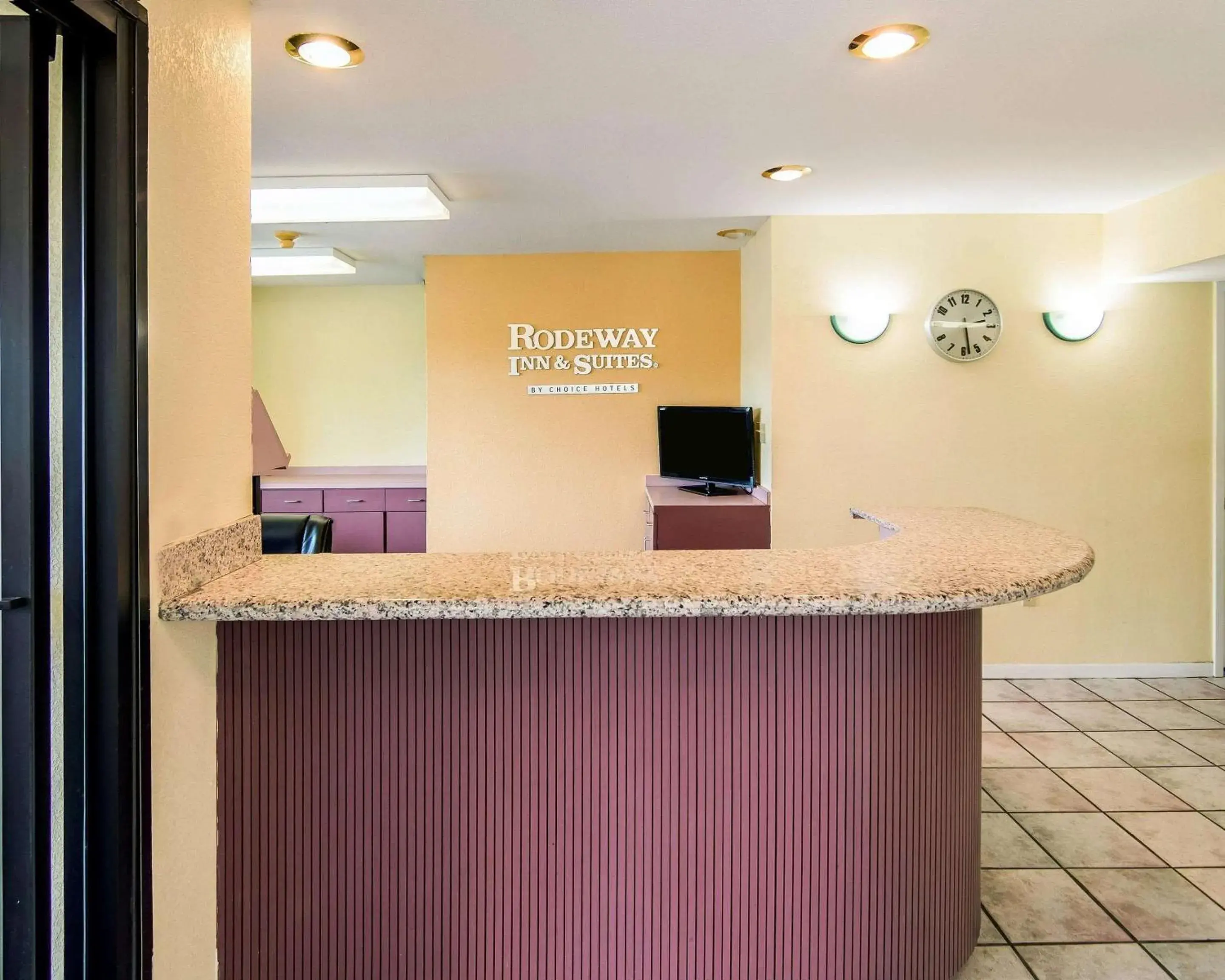 Lobby or reception in Rodeway Inn & Suites Hwy 290 NW Lobby or reception in Rodeway Inn & Suites Hwy 290 NW