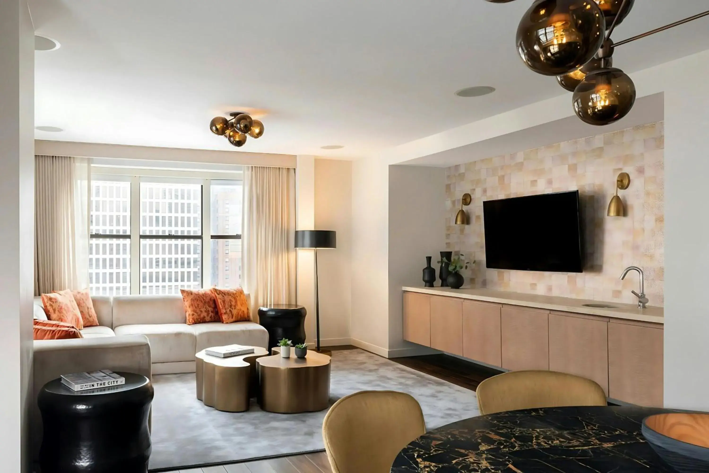 Living room in Hotel 55 Living room in Hotel 55