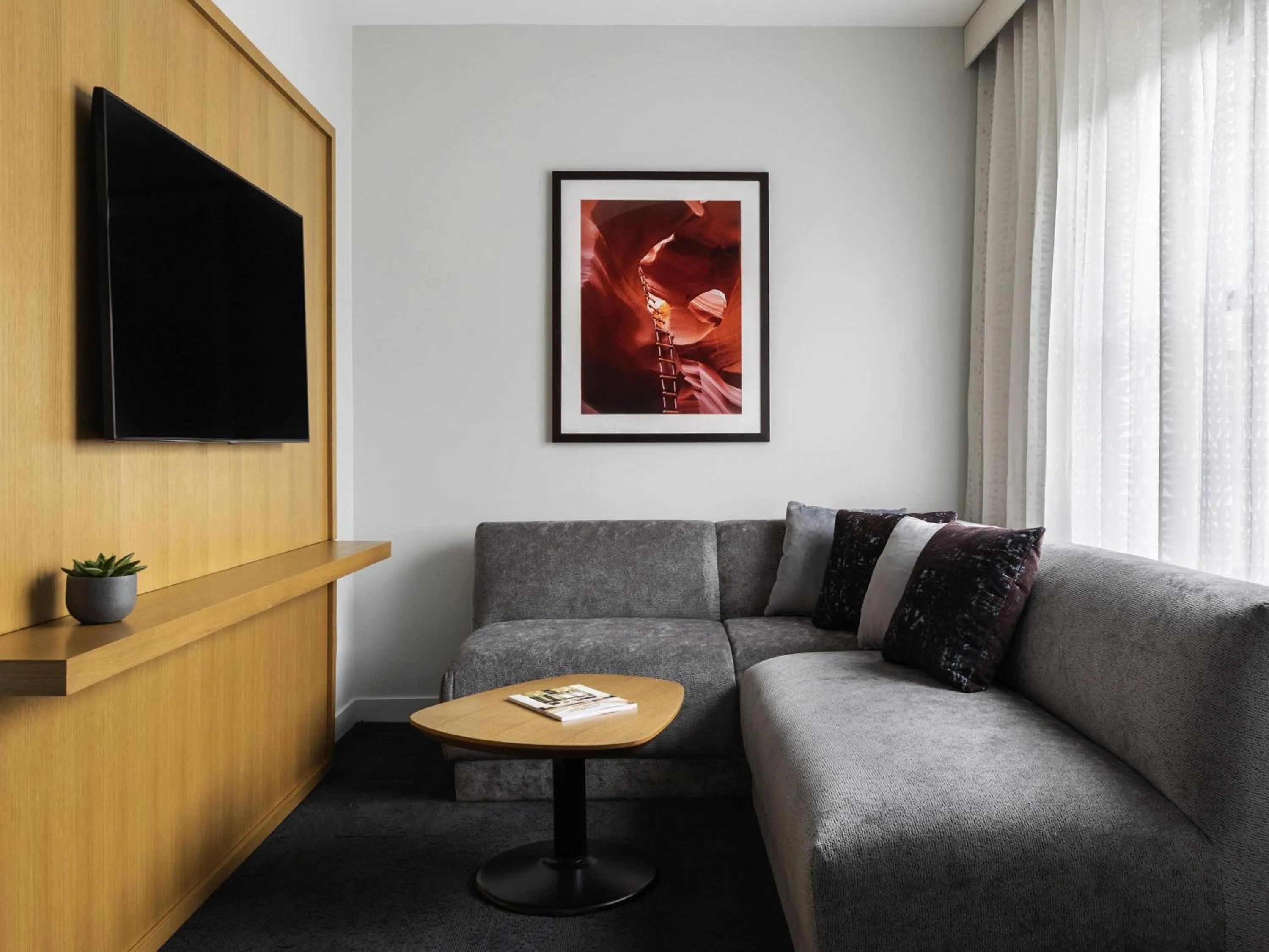 Bedroom in 21c Museum Hotel Chicago