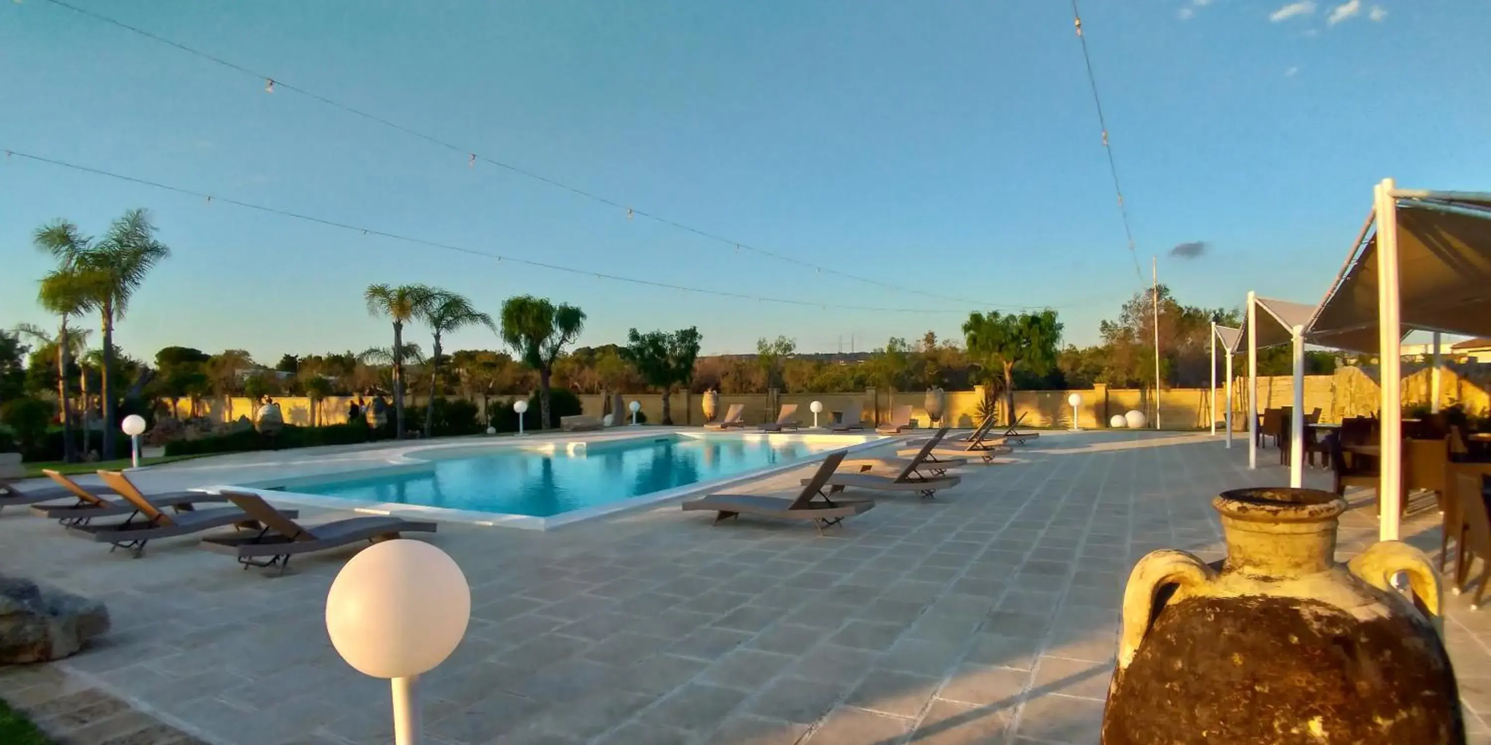 Pool view in Agriturismo Paradiso Pool view in Agriturismo Paradiso