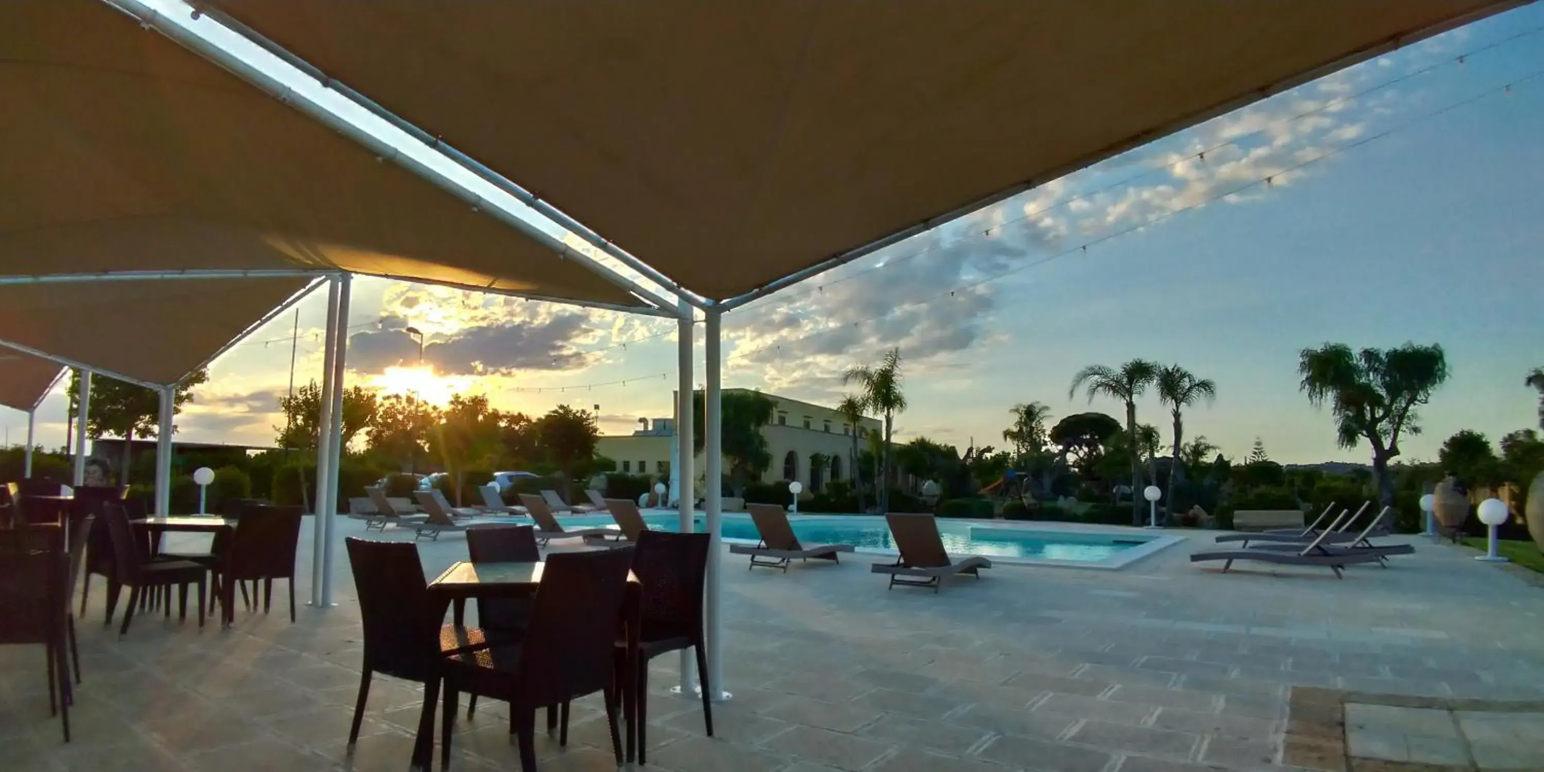 Pool view in Agriturismo Paradiso Pool view in Agriturismo Paradiso