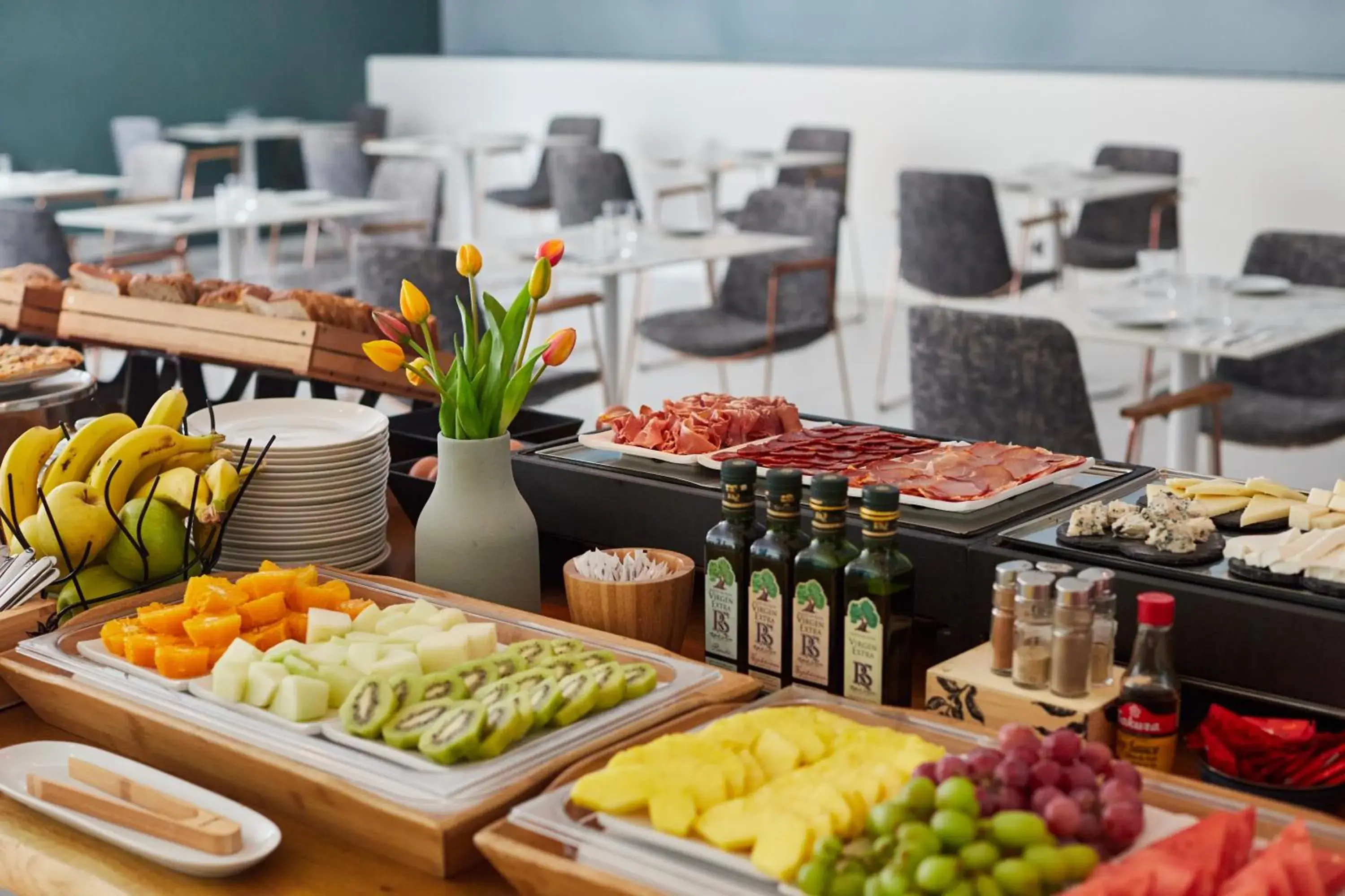 Buffet breakfast in Axel Hotel San Sebastián - Adults Only Buffet breakfast in Axel Hotel San Sebastián - Adults Only