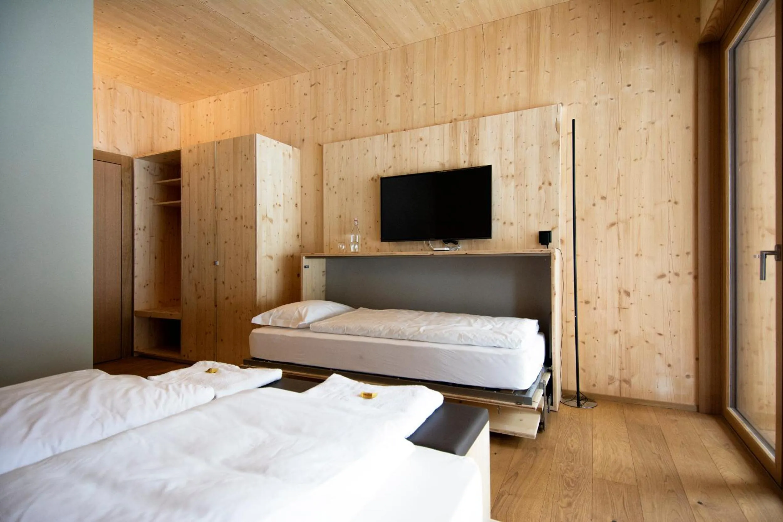 Bedroom, Bed in Campra Alpine Lodge & Spa