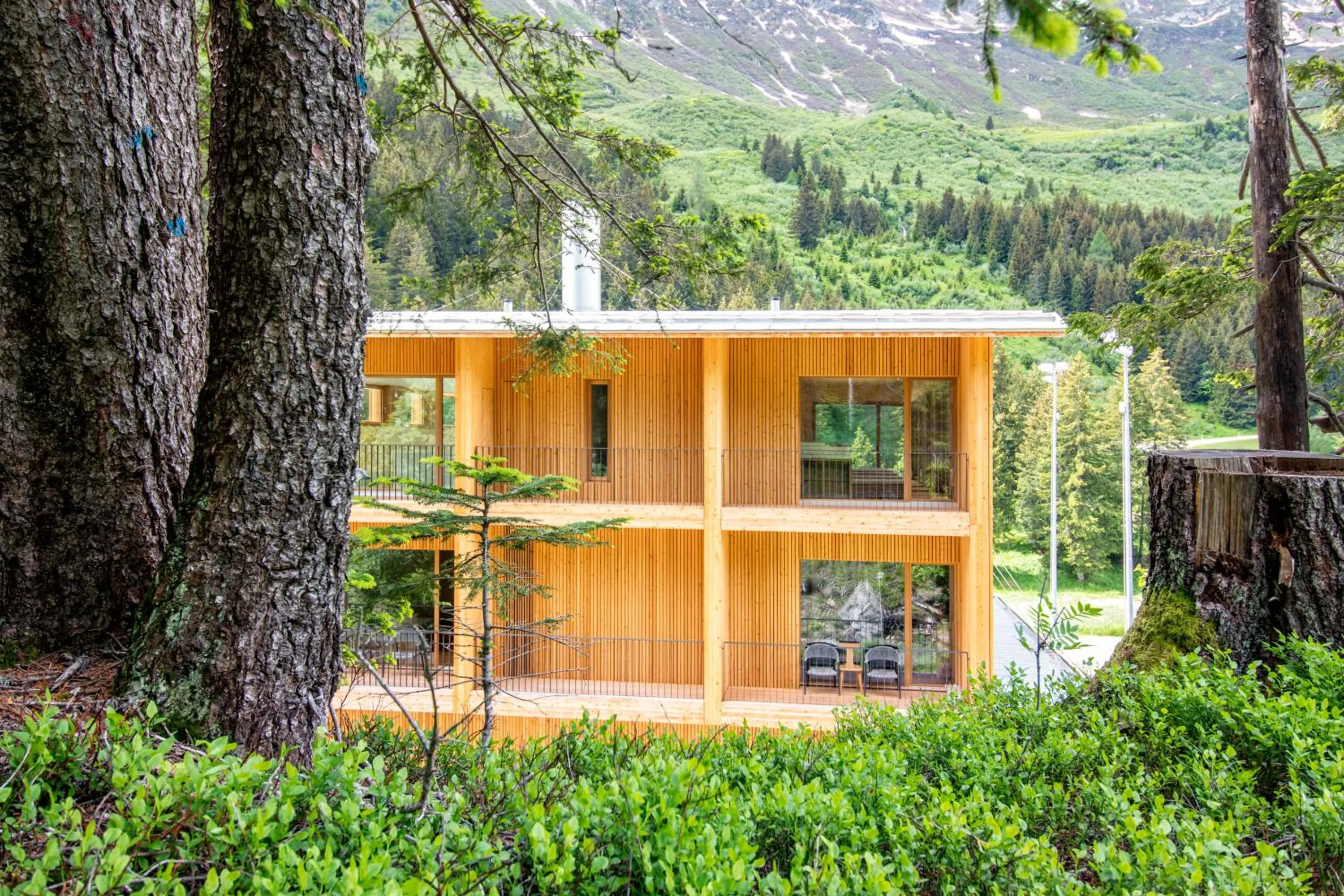Property building in Campra Alpine Lodge & Spa