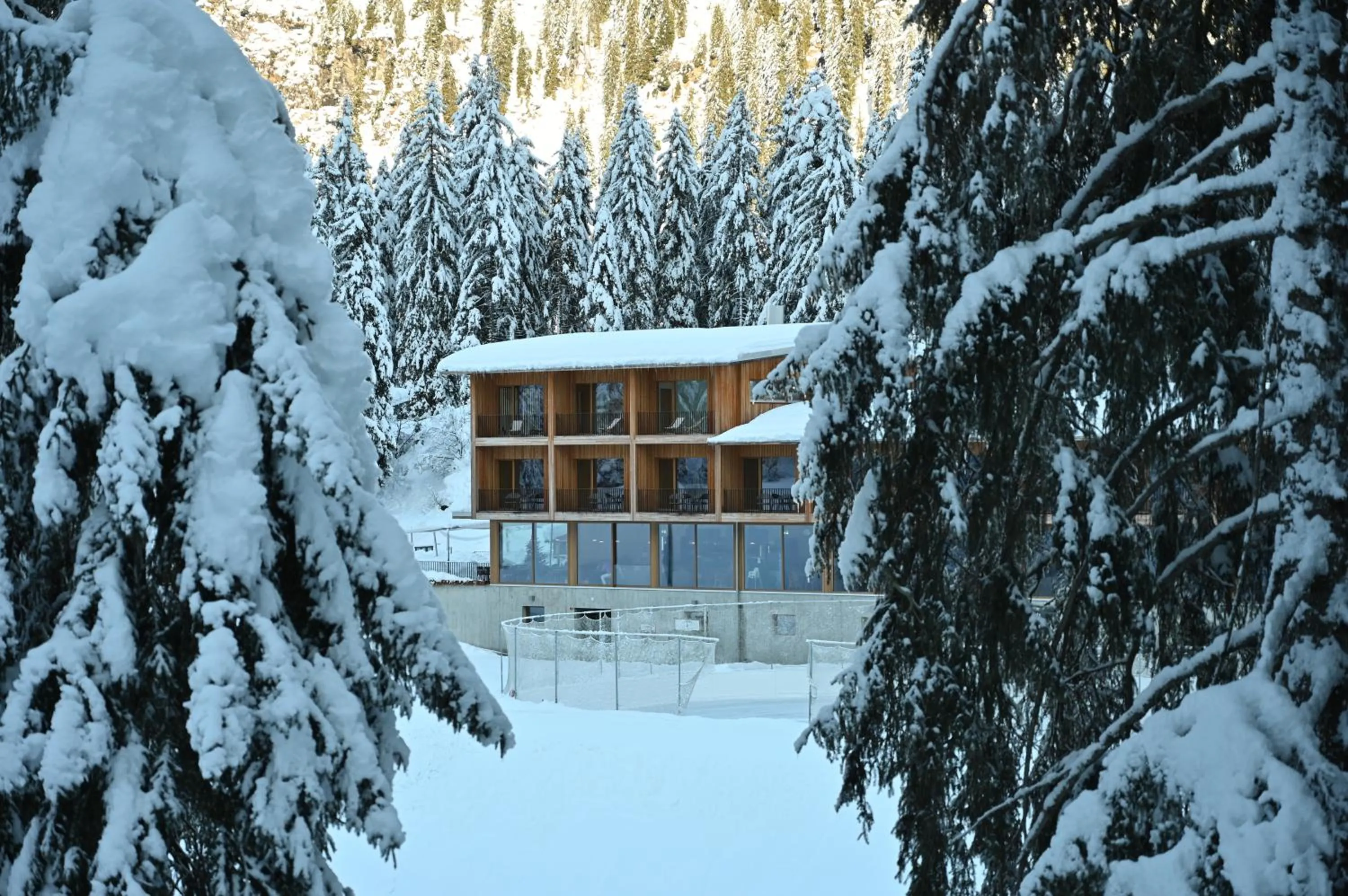 Property building in Campra Alpine Lodge & Spa