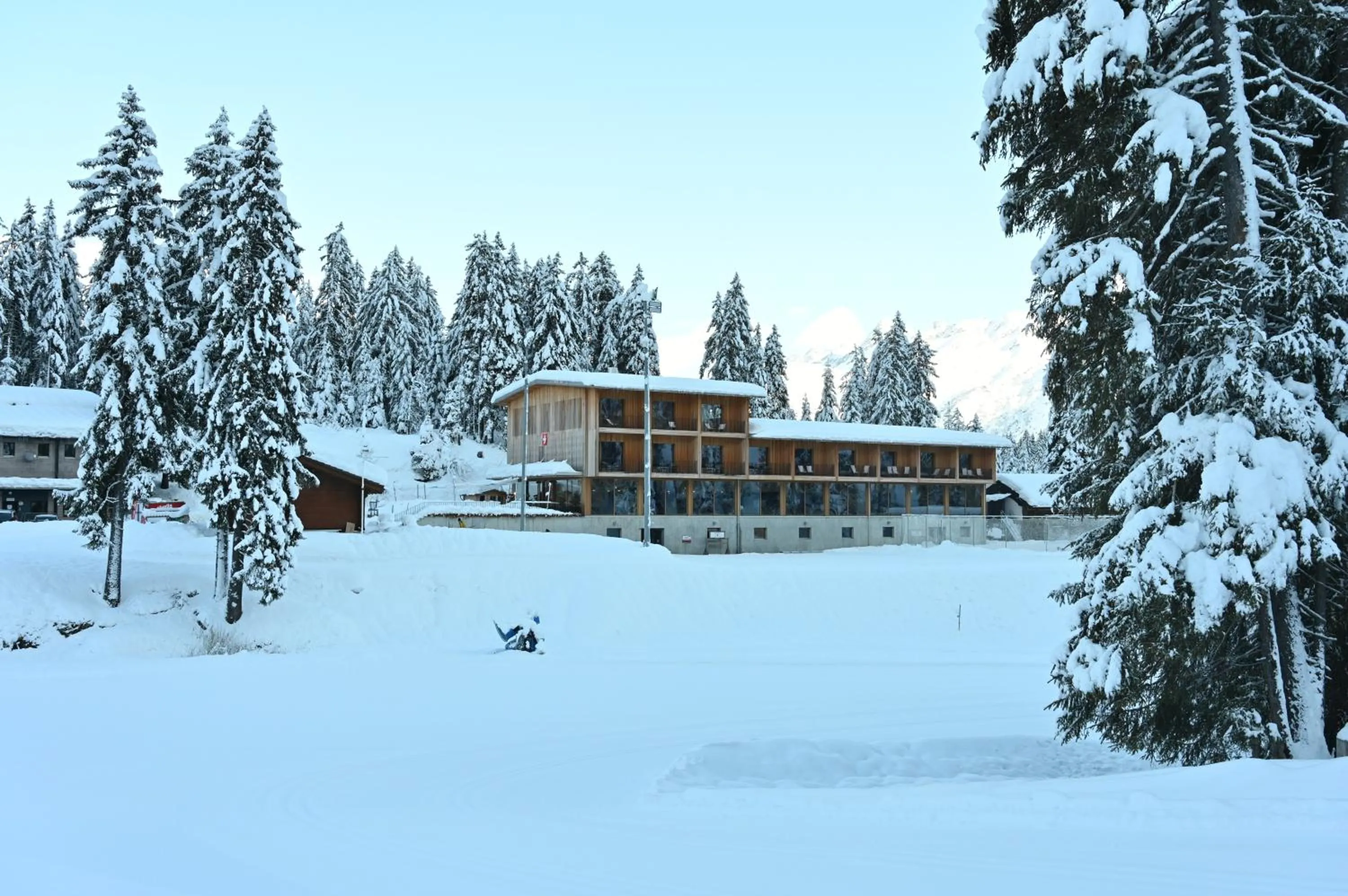 Property building in Campra Alpine Lodge & Spa