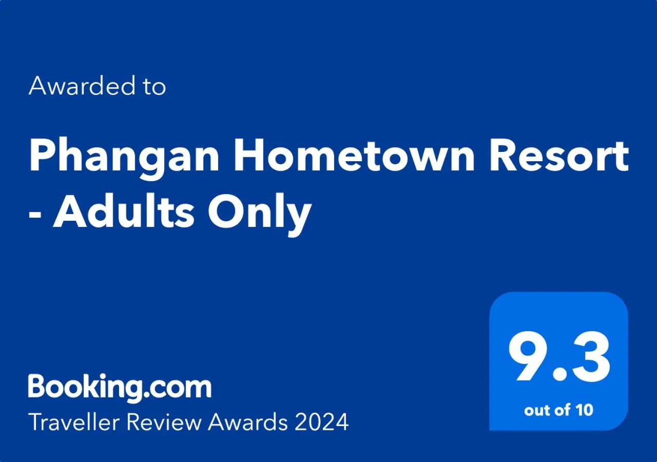 Logo/Certificate/Sign in Phangan Hometown Resort - Adults Only