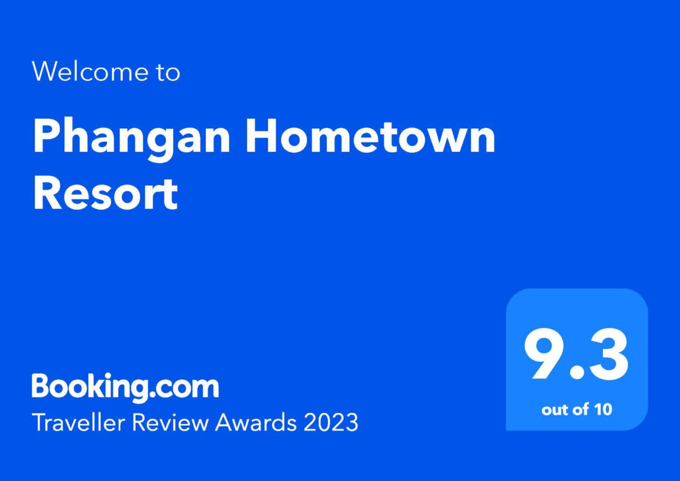 Logo/Certificate/Sign in Phangan Hometown Resort - Adults Only