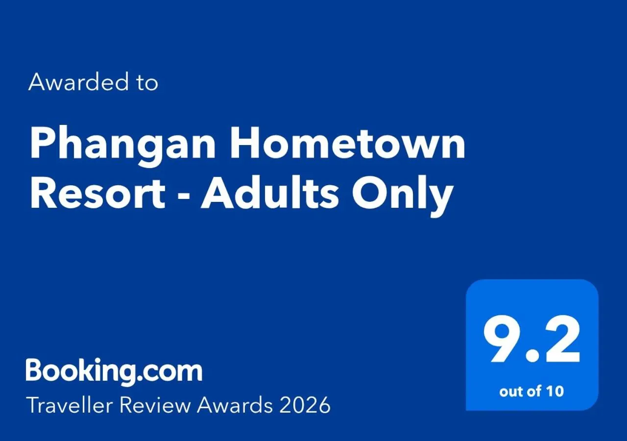 Certificate/Award in Phangan Hometown Resort - Adults Only