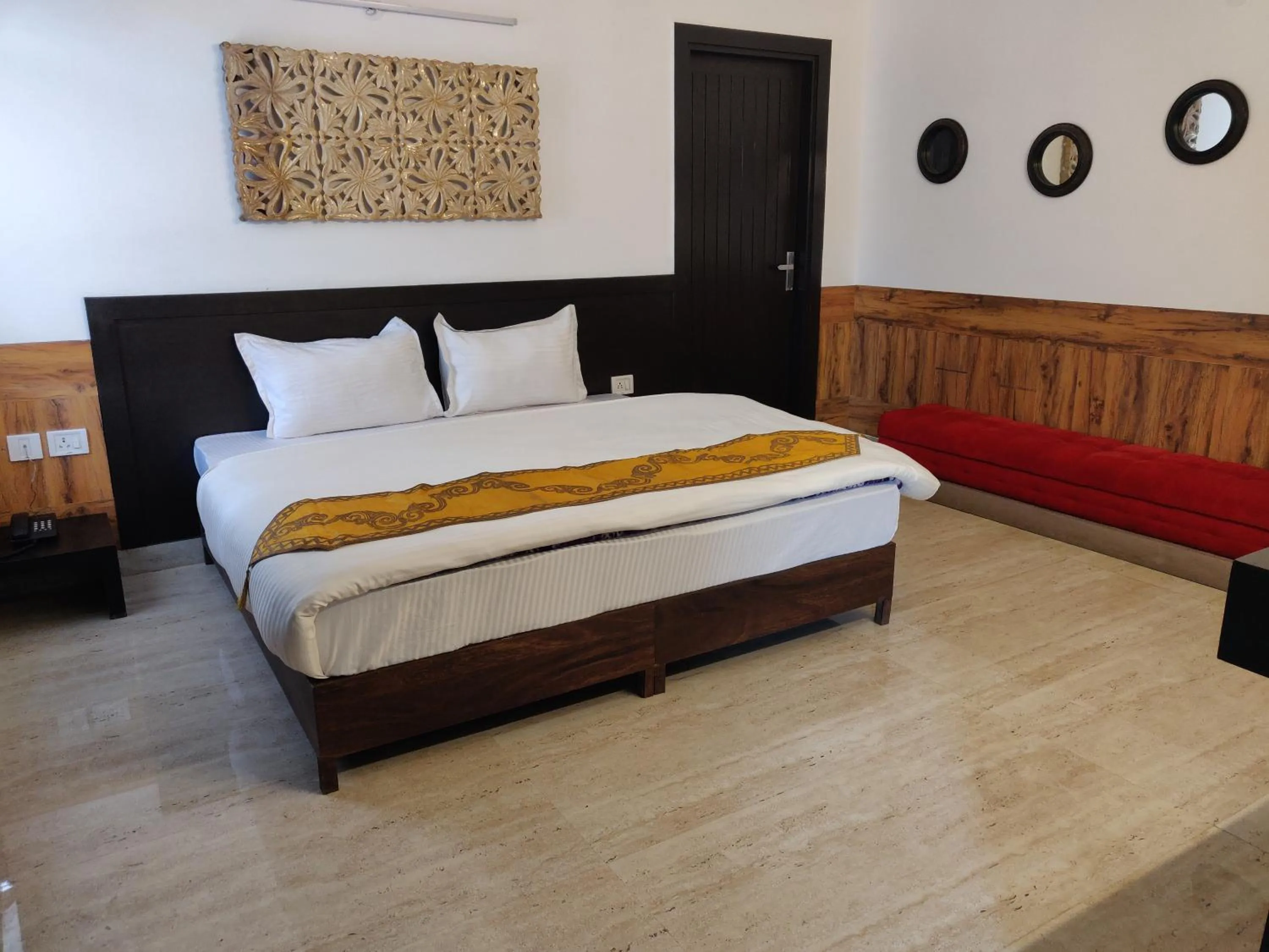 Photo of the whole room, Bed in Aakritii Hotels