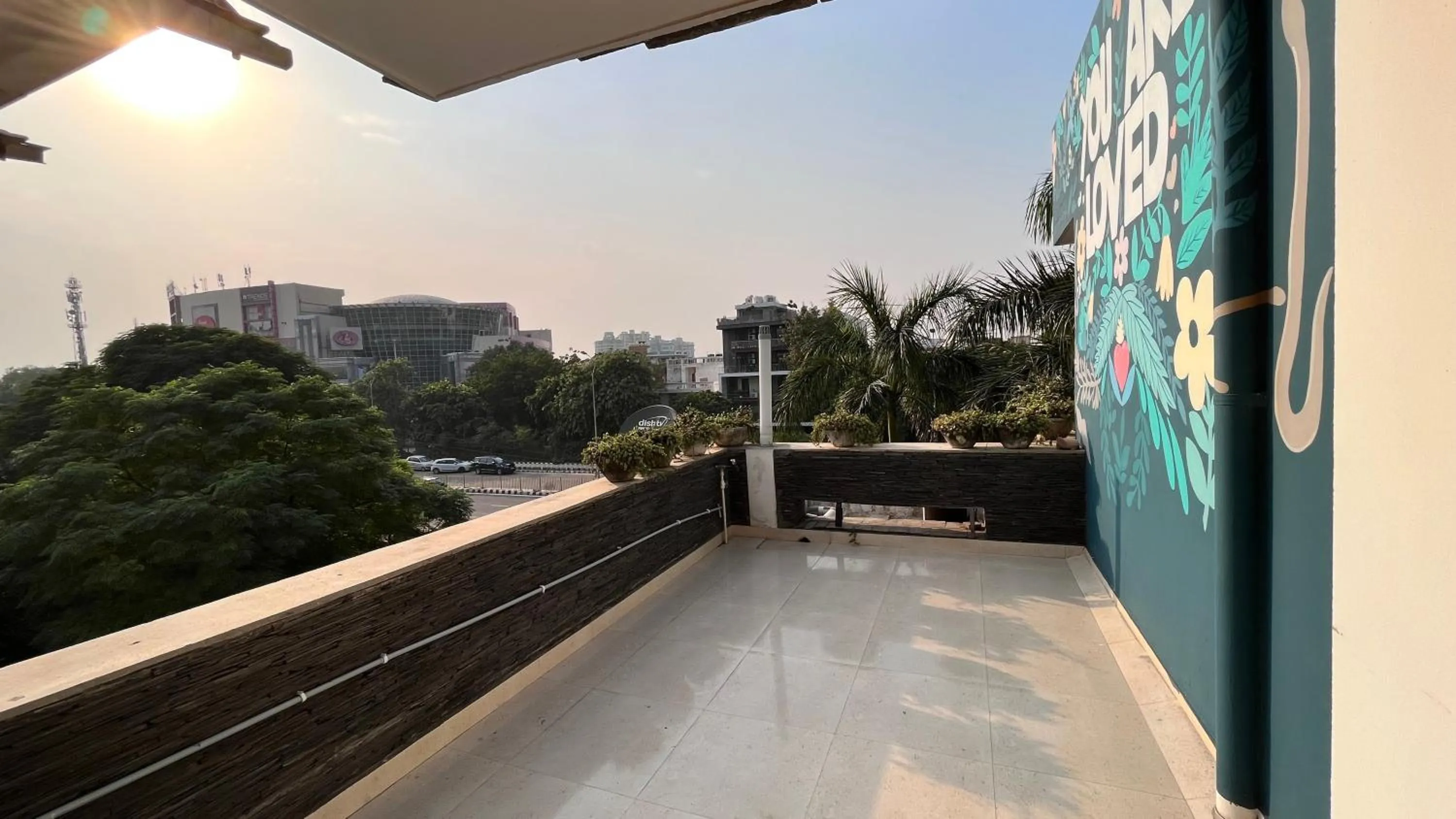 Balcony/Terrace in Aakritii Hotels