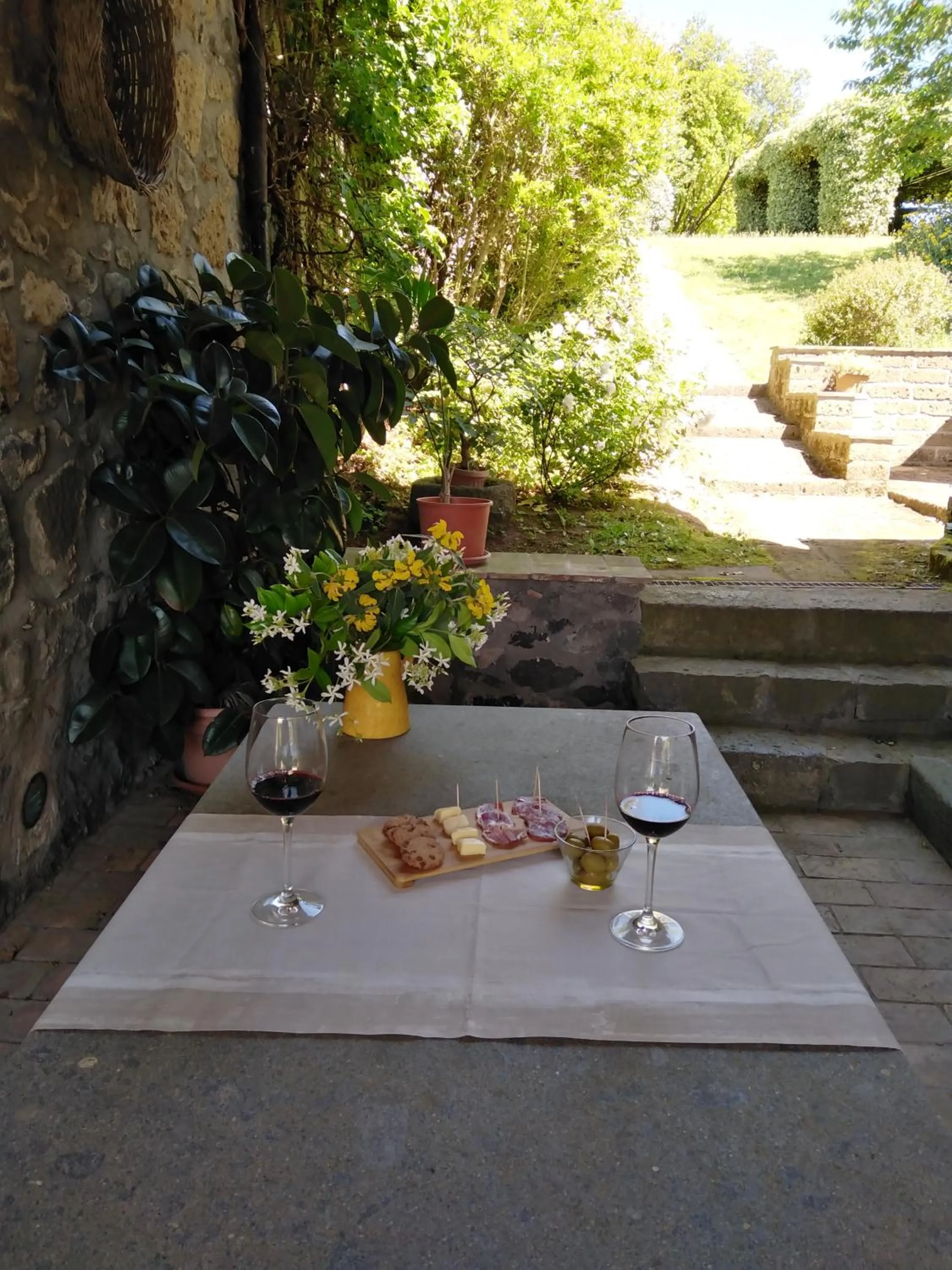 Patio in Locanda Rosati