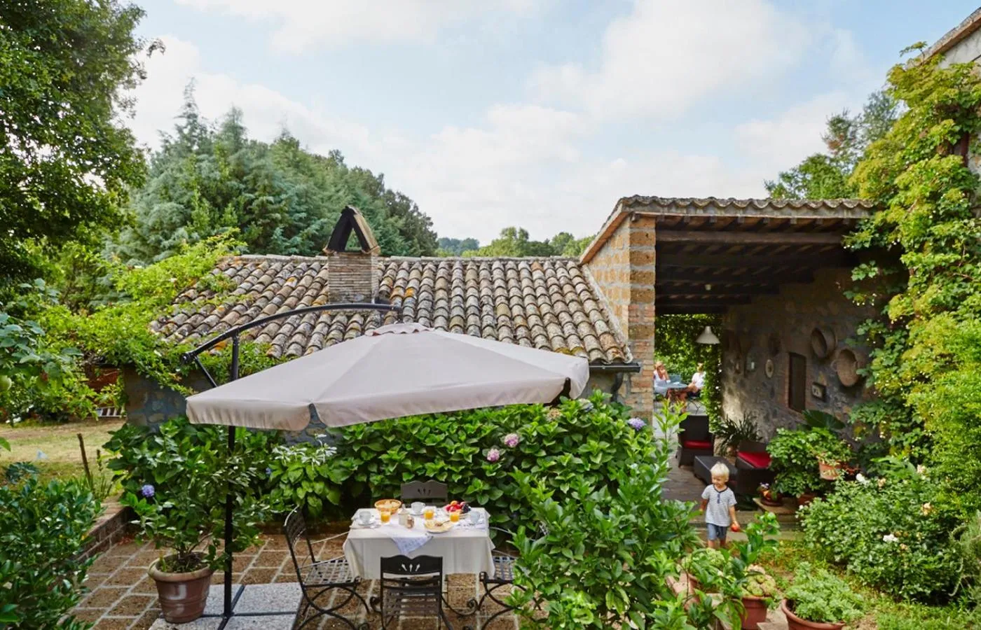 Balcony/Terrace in Locanda Rosati