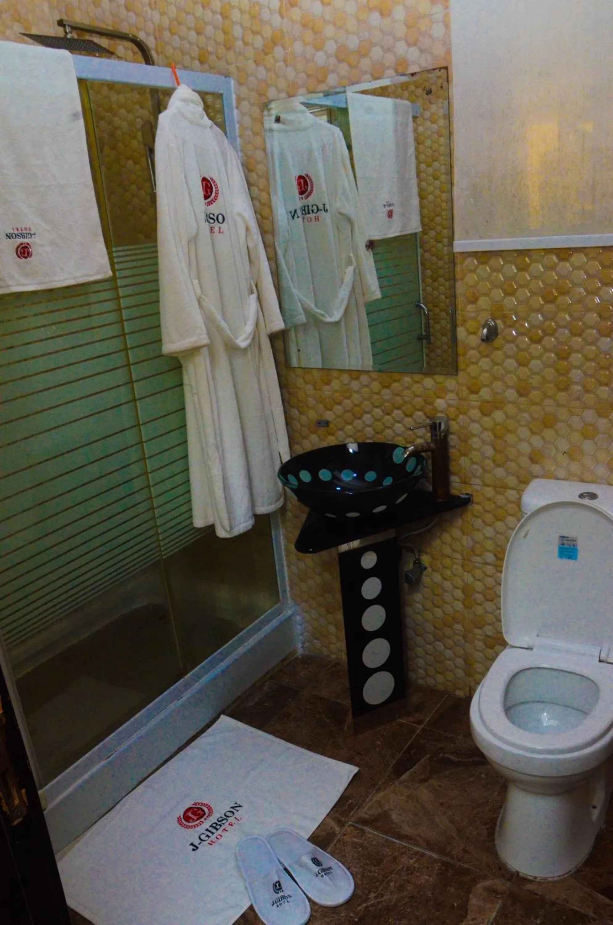 Bathroom in J Gibson Hotel