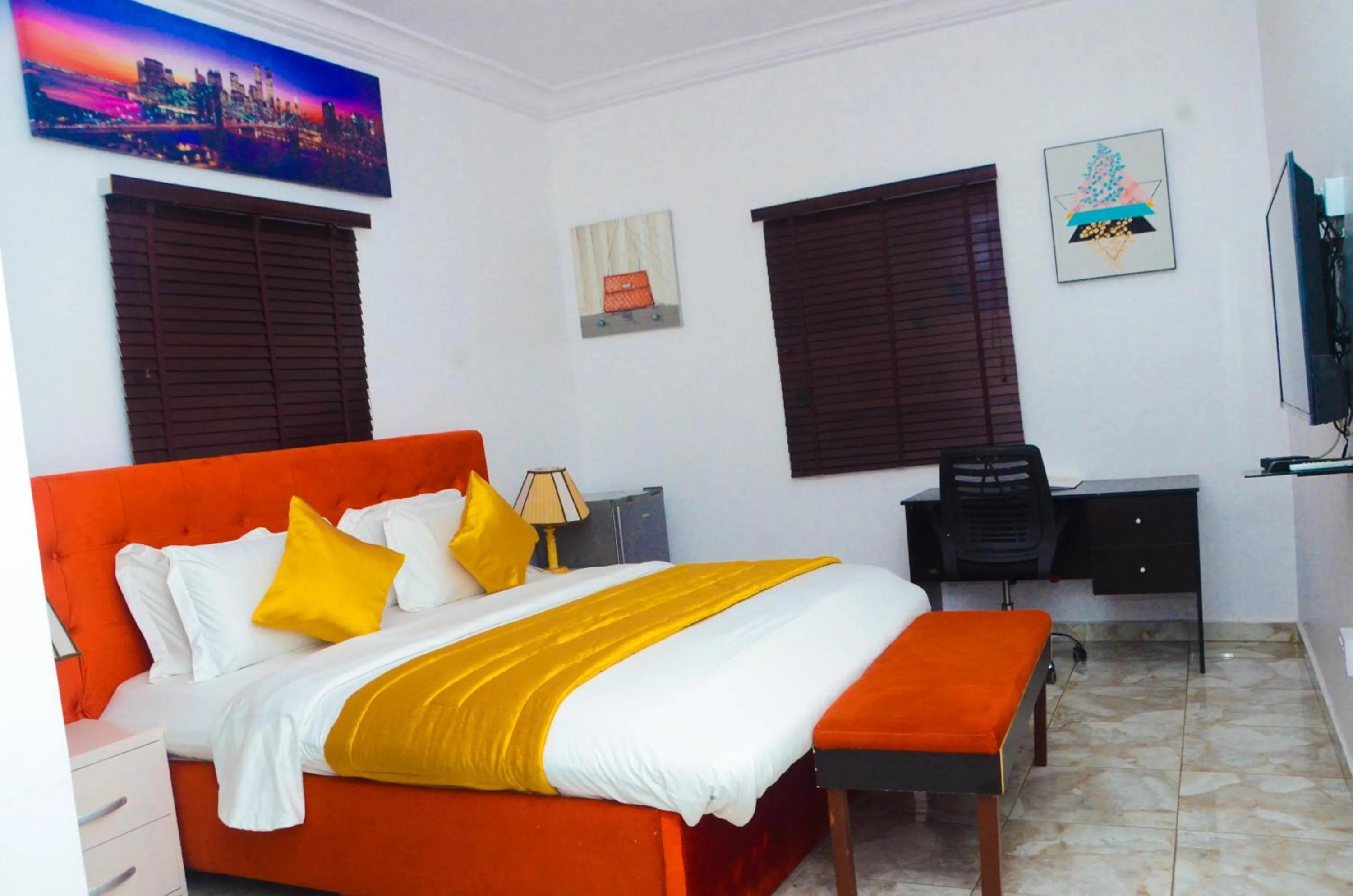 Bed in J Gibson Hotel