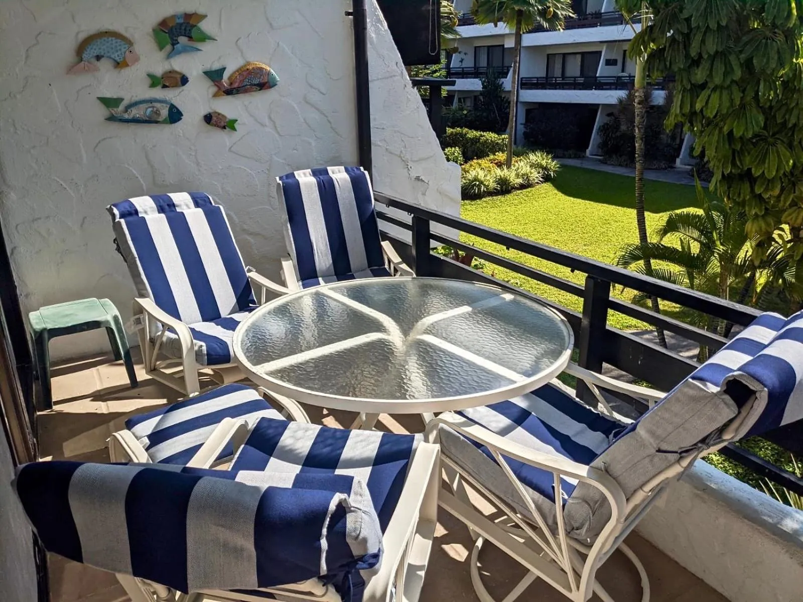Patio in Unwind on Your Fantasy Hawaiian Vacation- 1BD/1BA Condo in Kailua-Kona, Hawaii