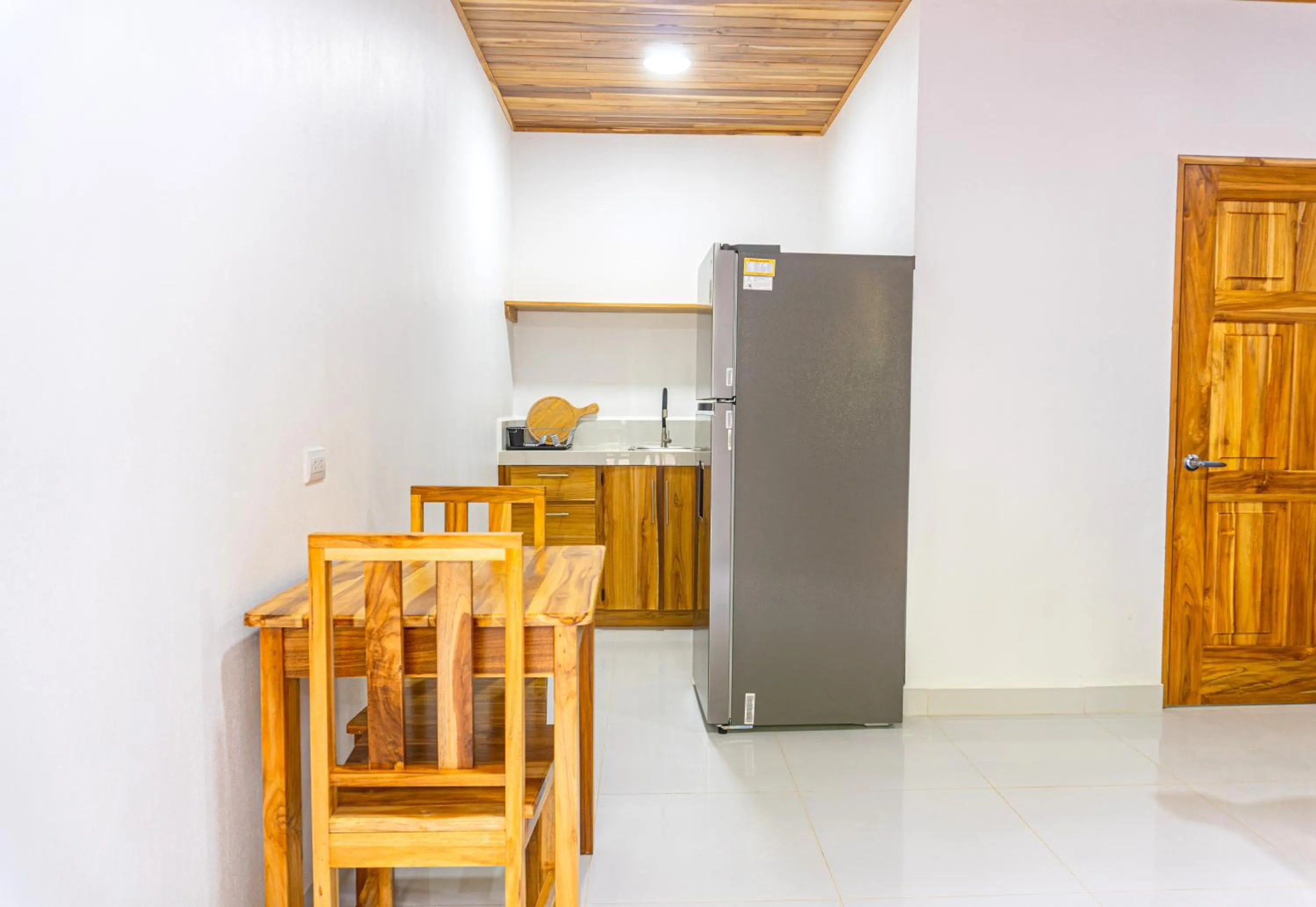 Kitchen or kitchenette in Corcovado & Drake Inn