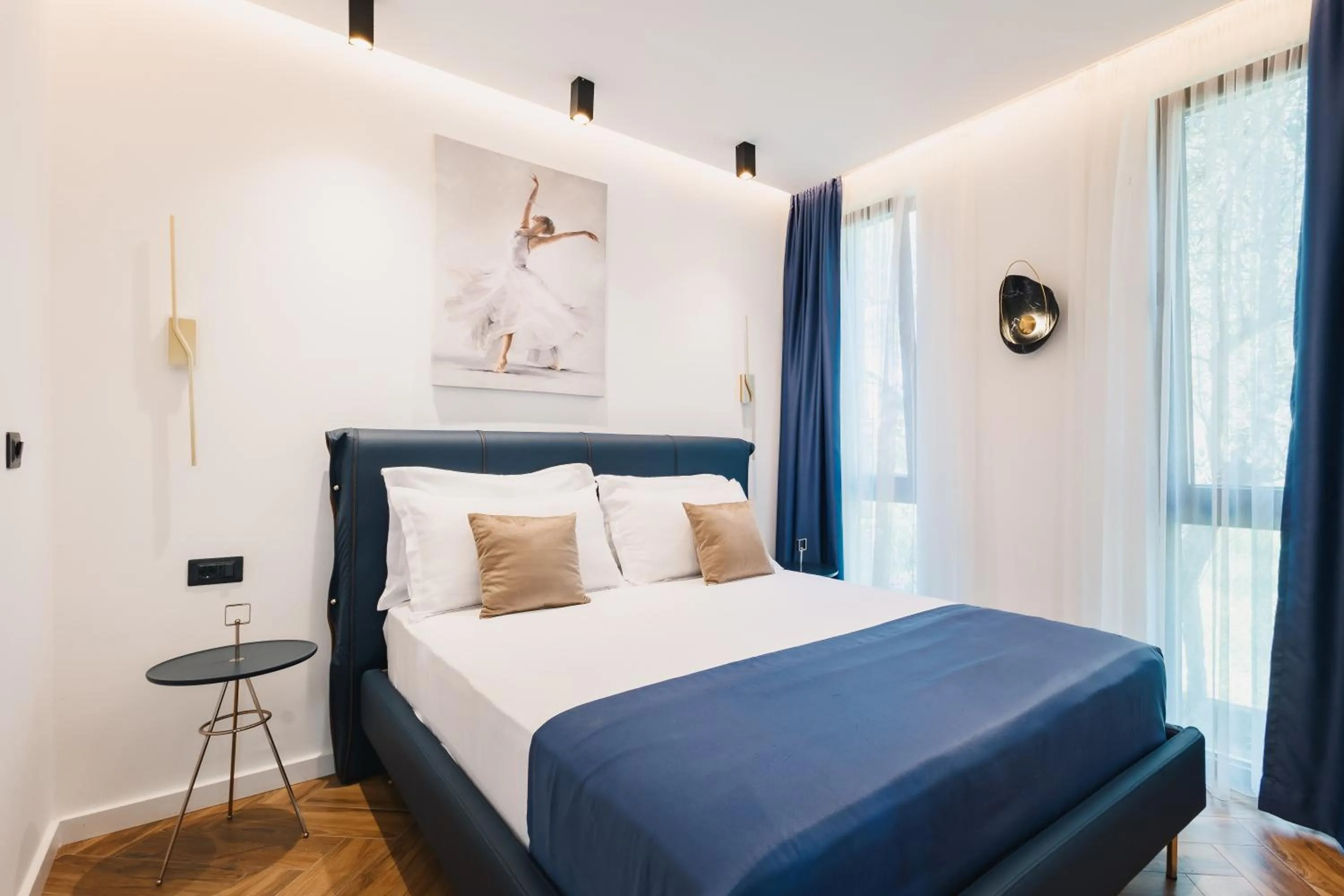 Bed in Giardino Lux Apartments