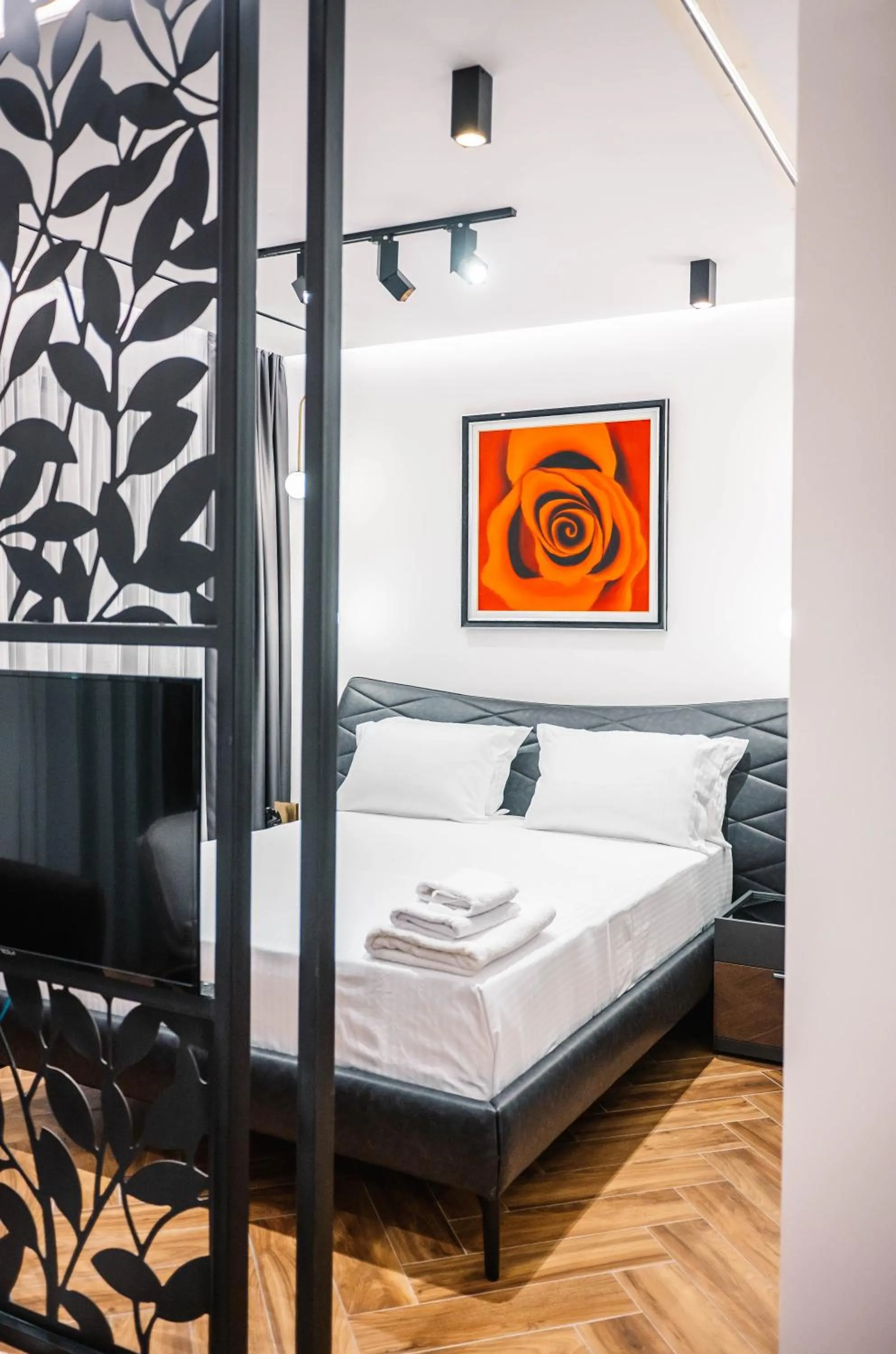 Bed in Giardino Lux Apartments