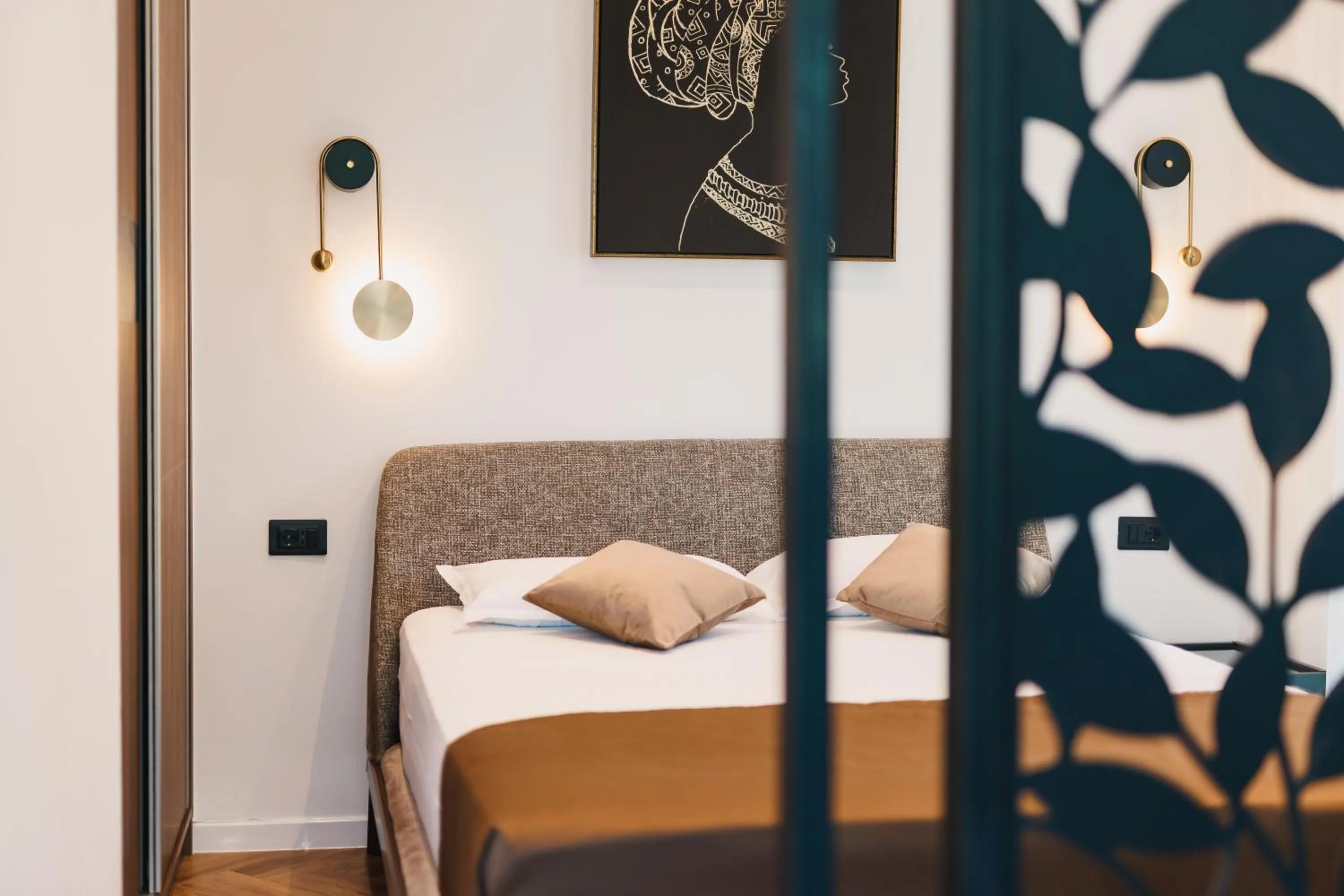Bed in Giardino Lux Apartments