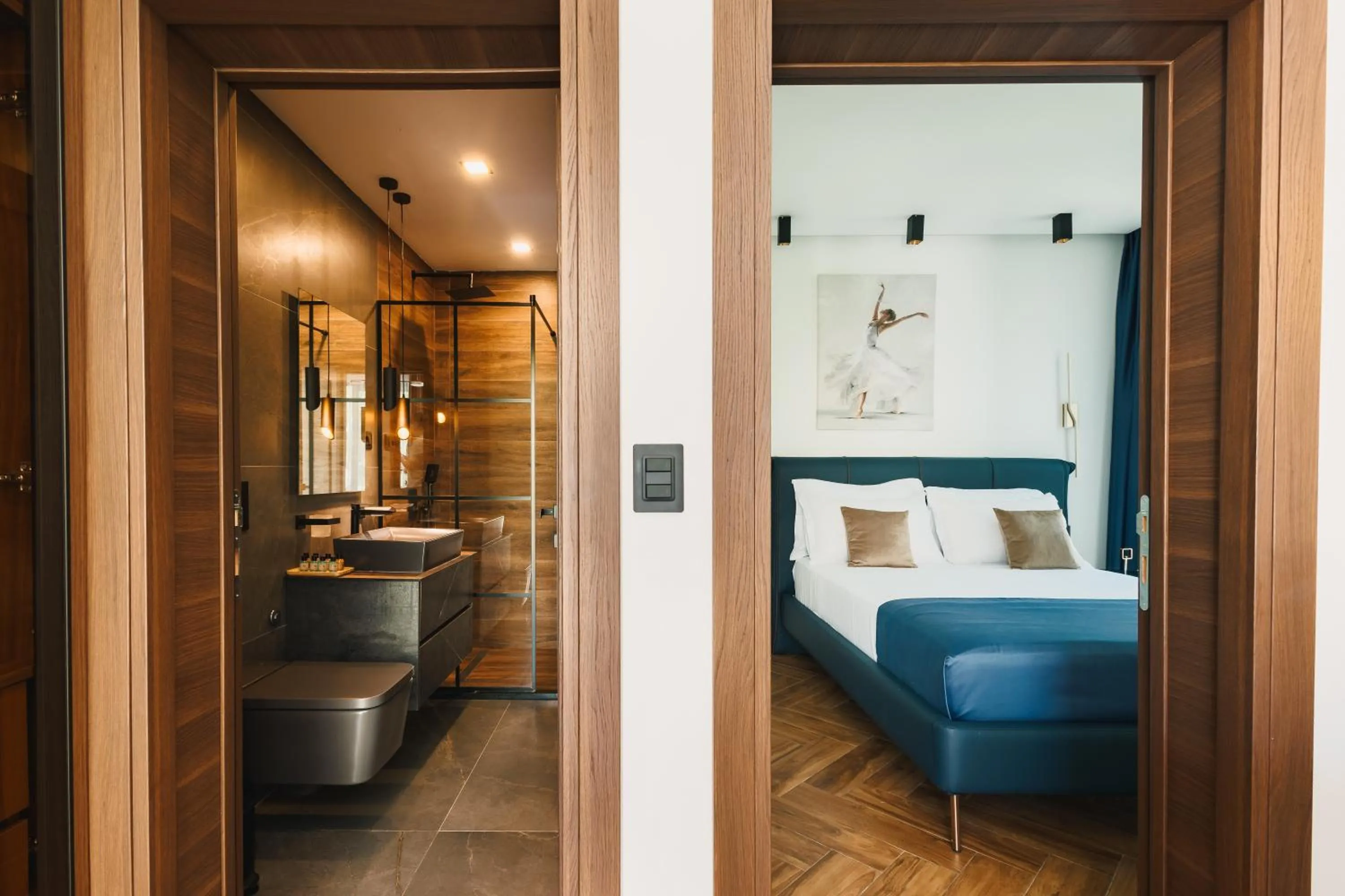 Bed in Giardino Lux Apartments