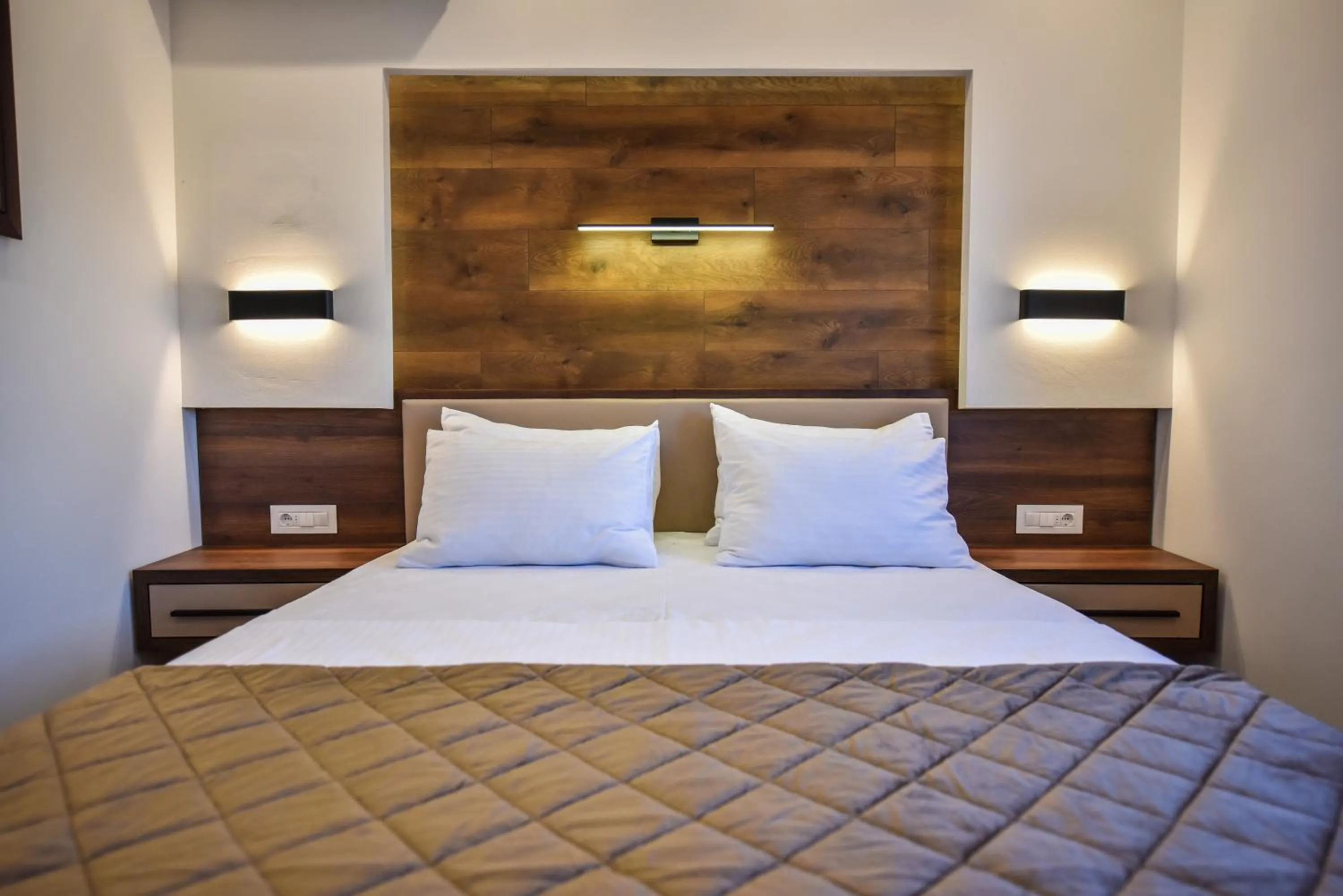 Bed in Giardino Lux Apartments