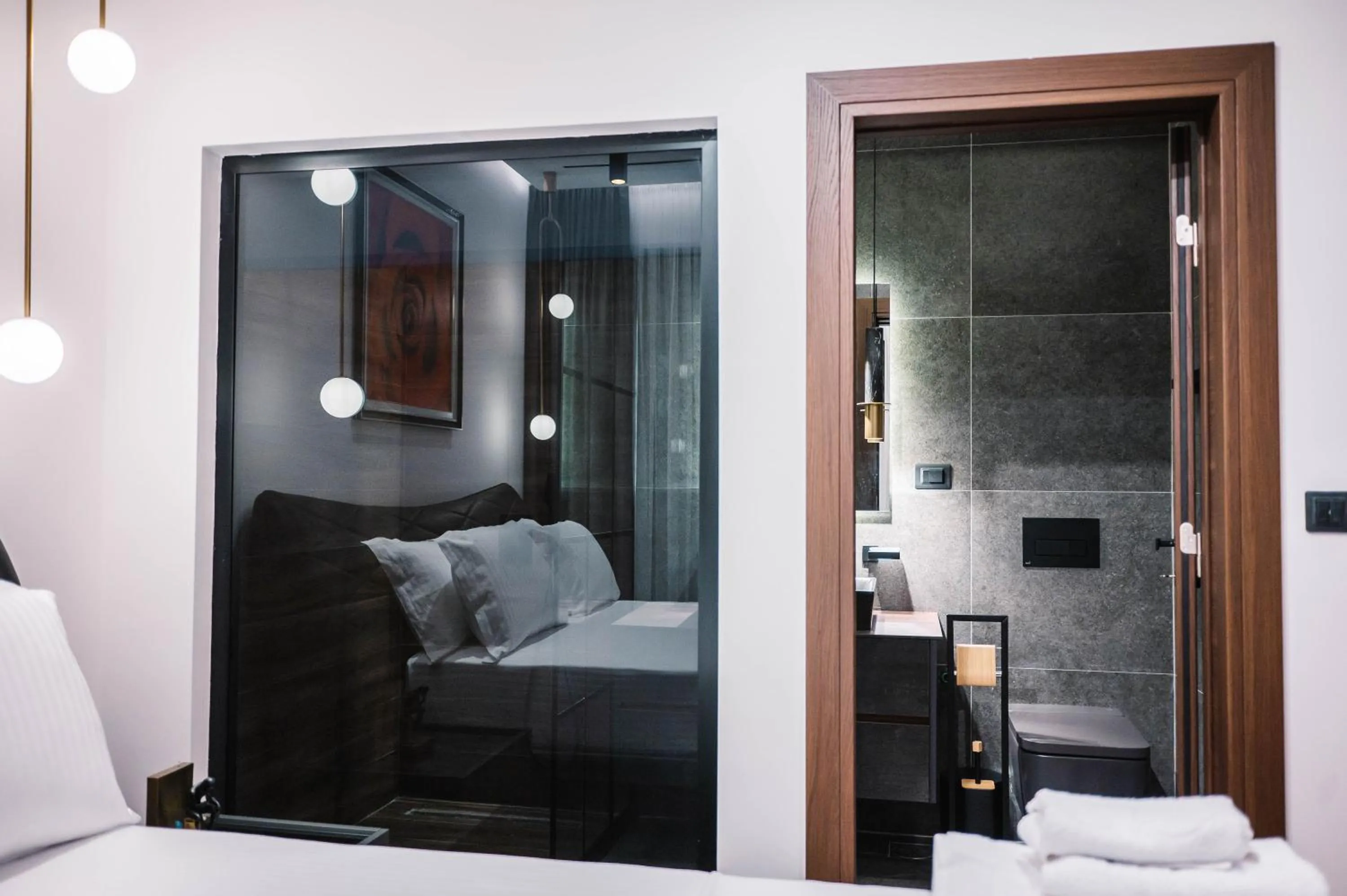 Bed in Giardino Lux Apartments