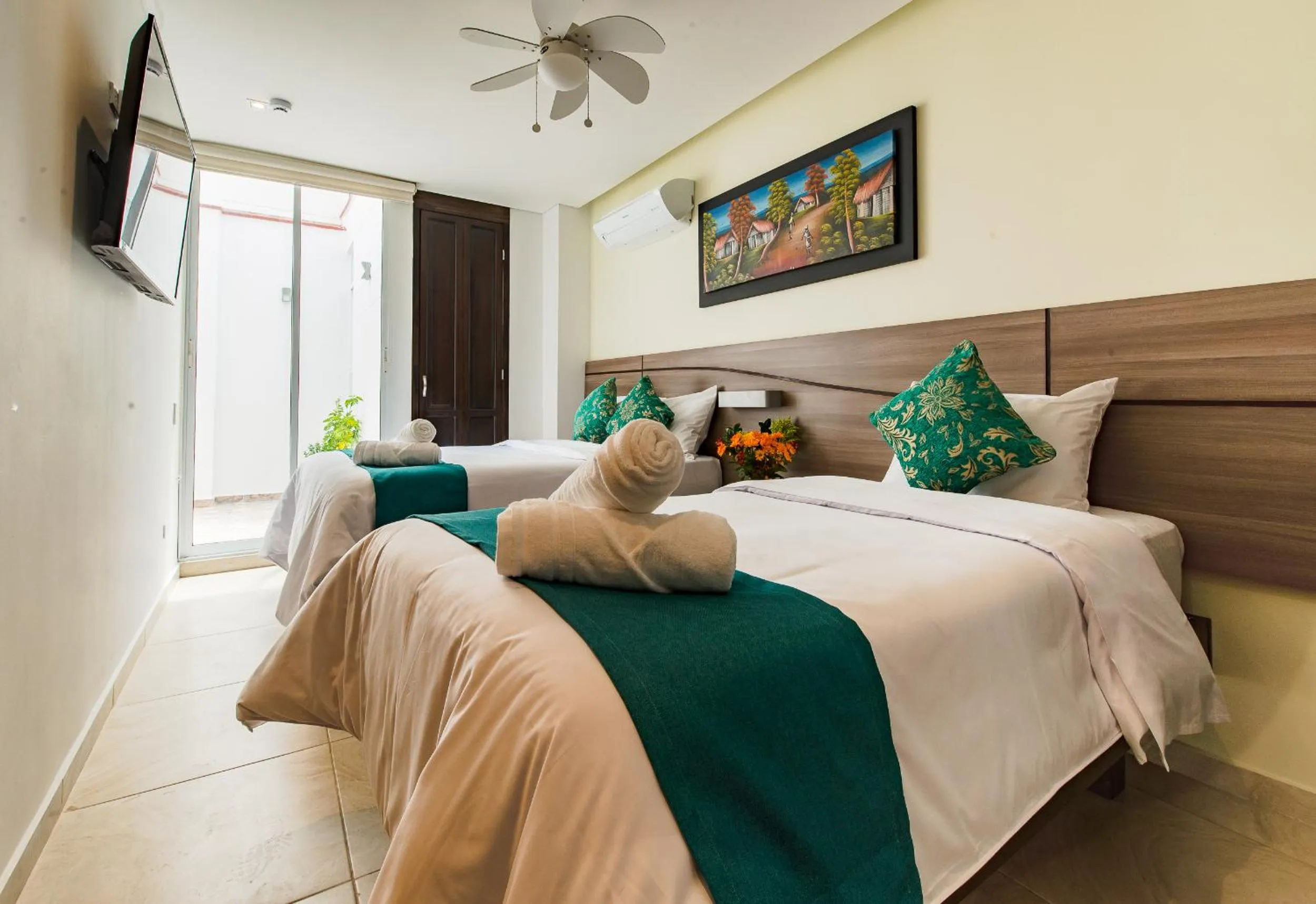 Bed in Hotel Boutique Marbore