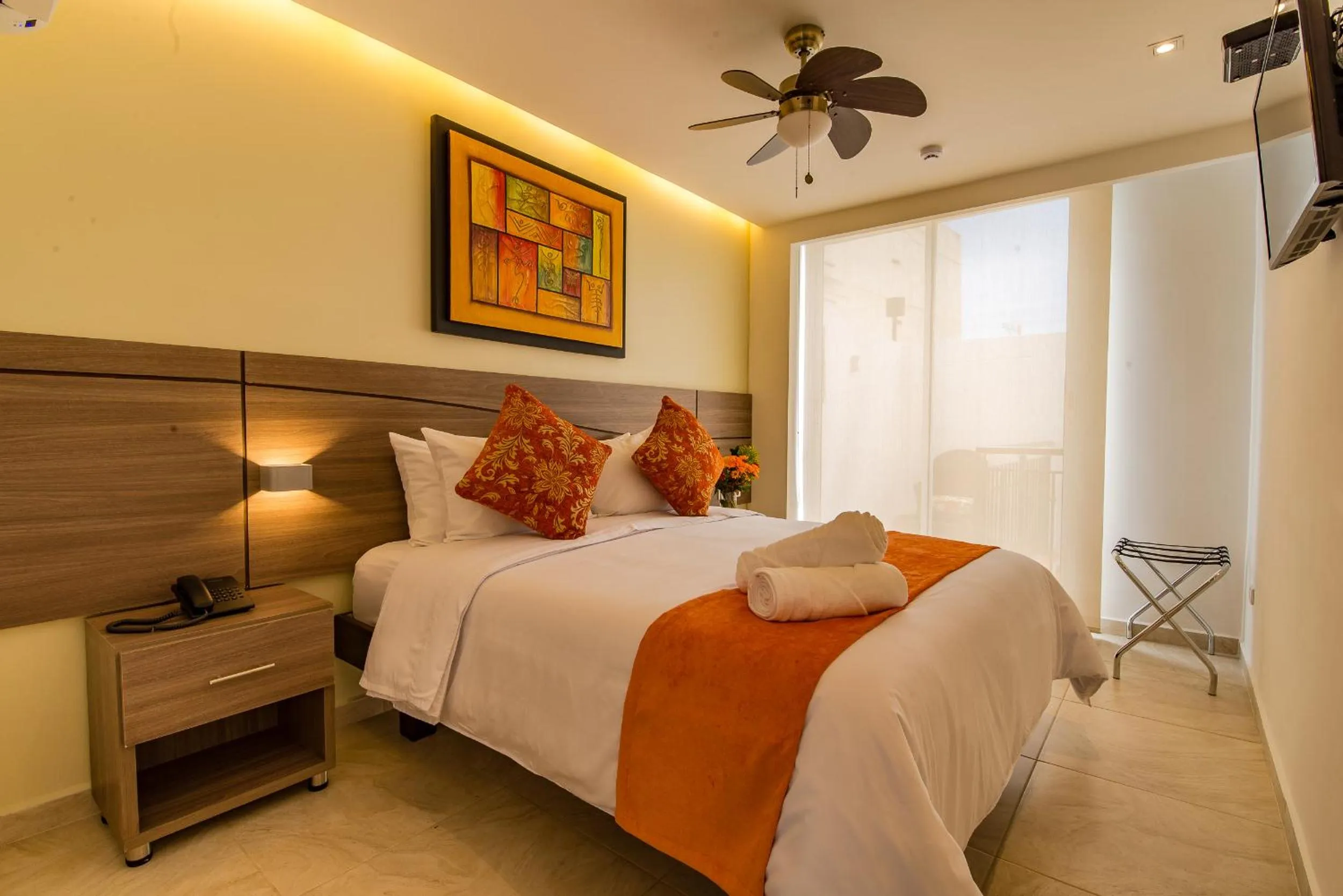 Bed in Hotel Boutique Marbore