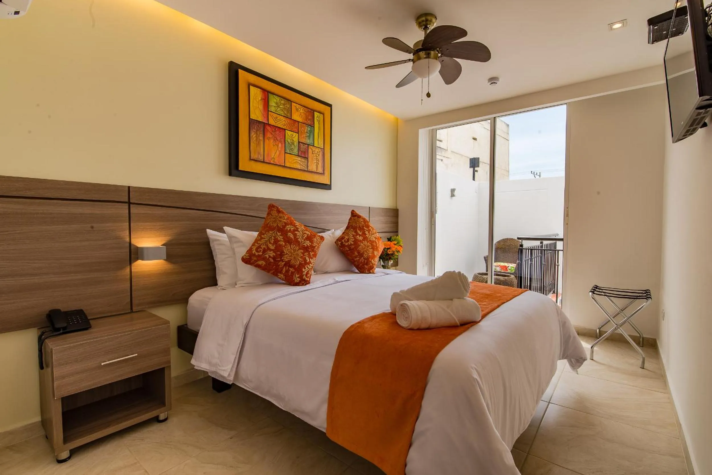 Bed in Hotel Boutique Marbore