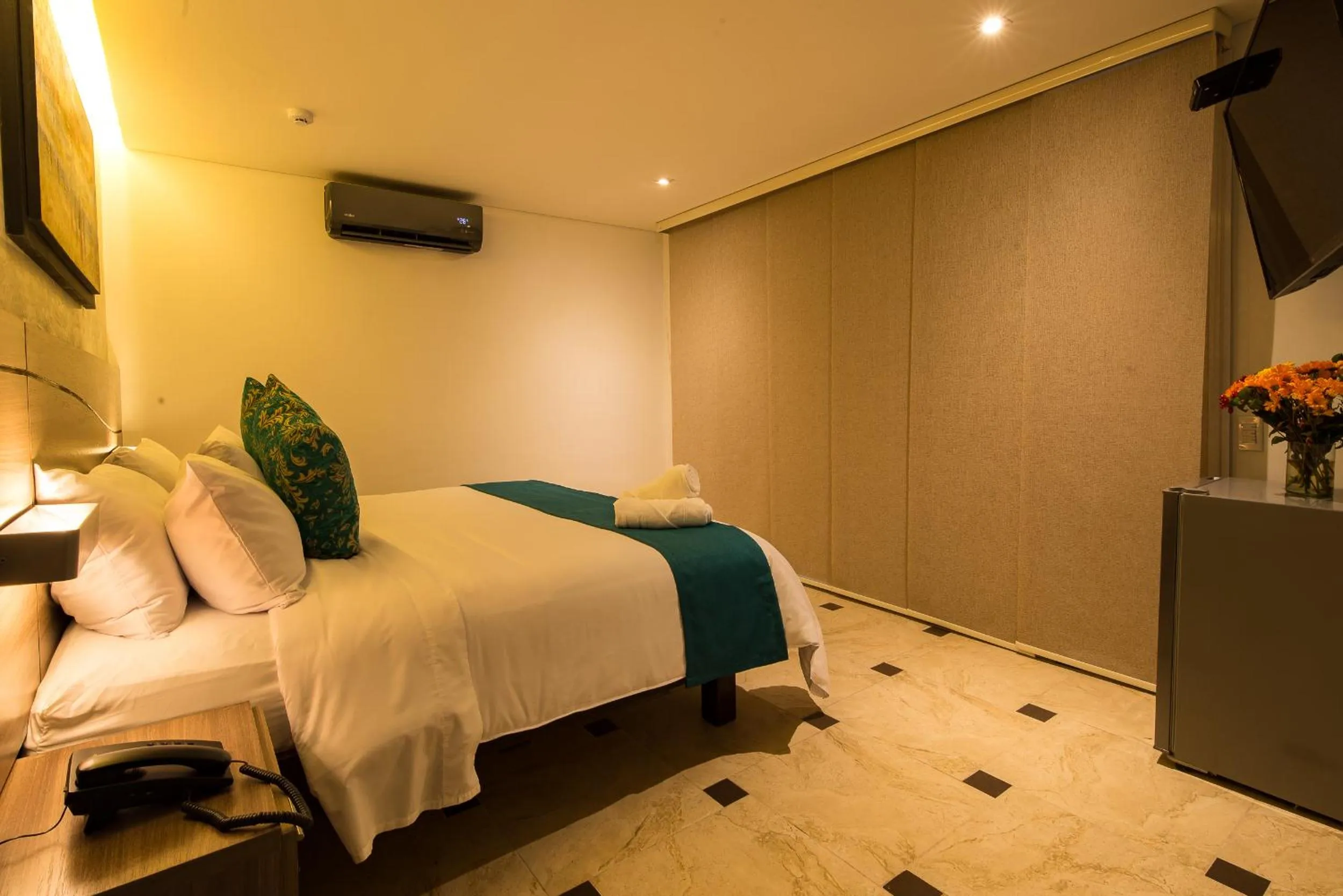 Bed in Hotel Boutique Marbore