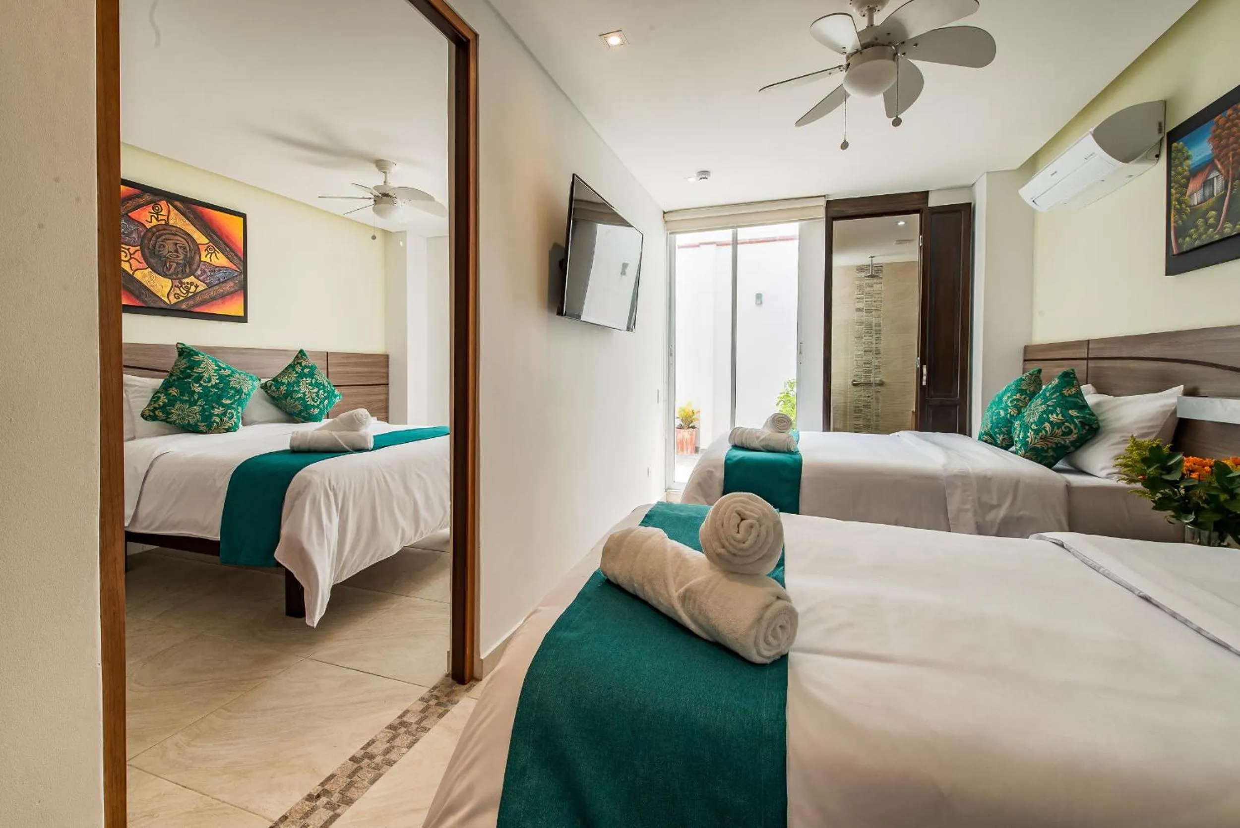 Bed in Hotel Boutique Marbore