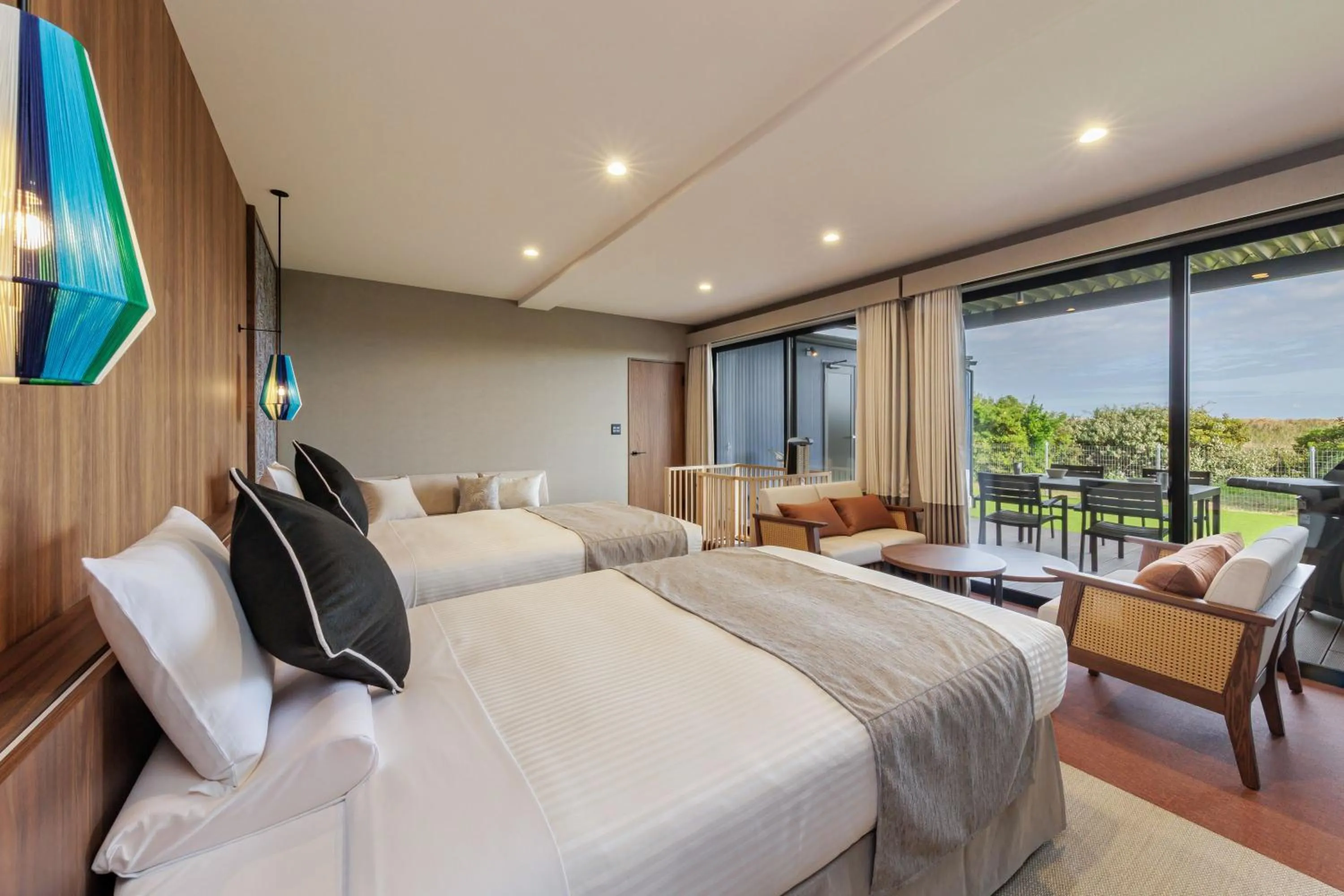 Bed in KAMENOI HOTEL Kujukuri