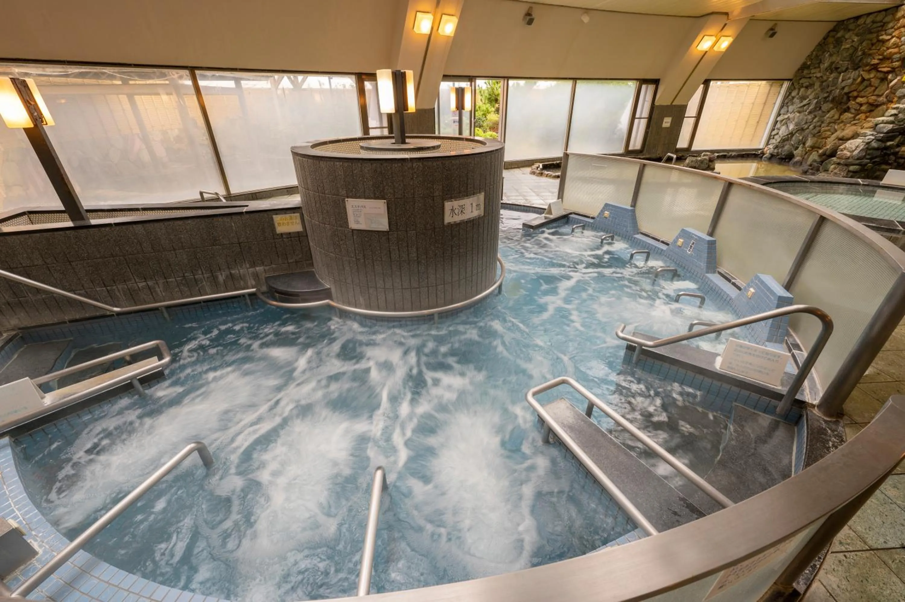 Hot Spring Bath in KAMENOI HOTEL Kujukuri
