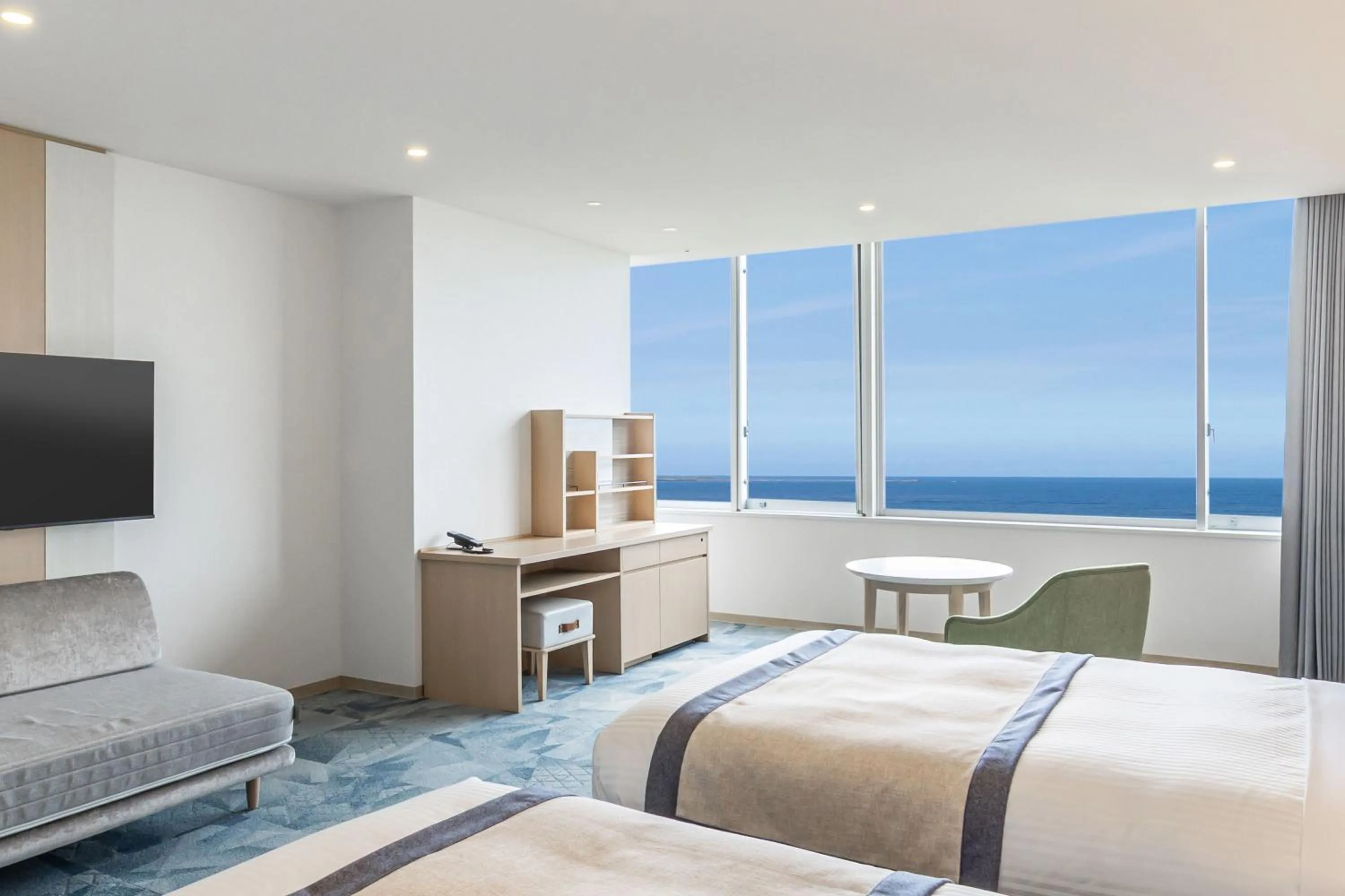 Photo of the whole room, Bed in KAMENOI HOTEL Kujukuri