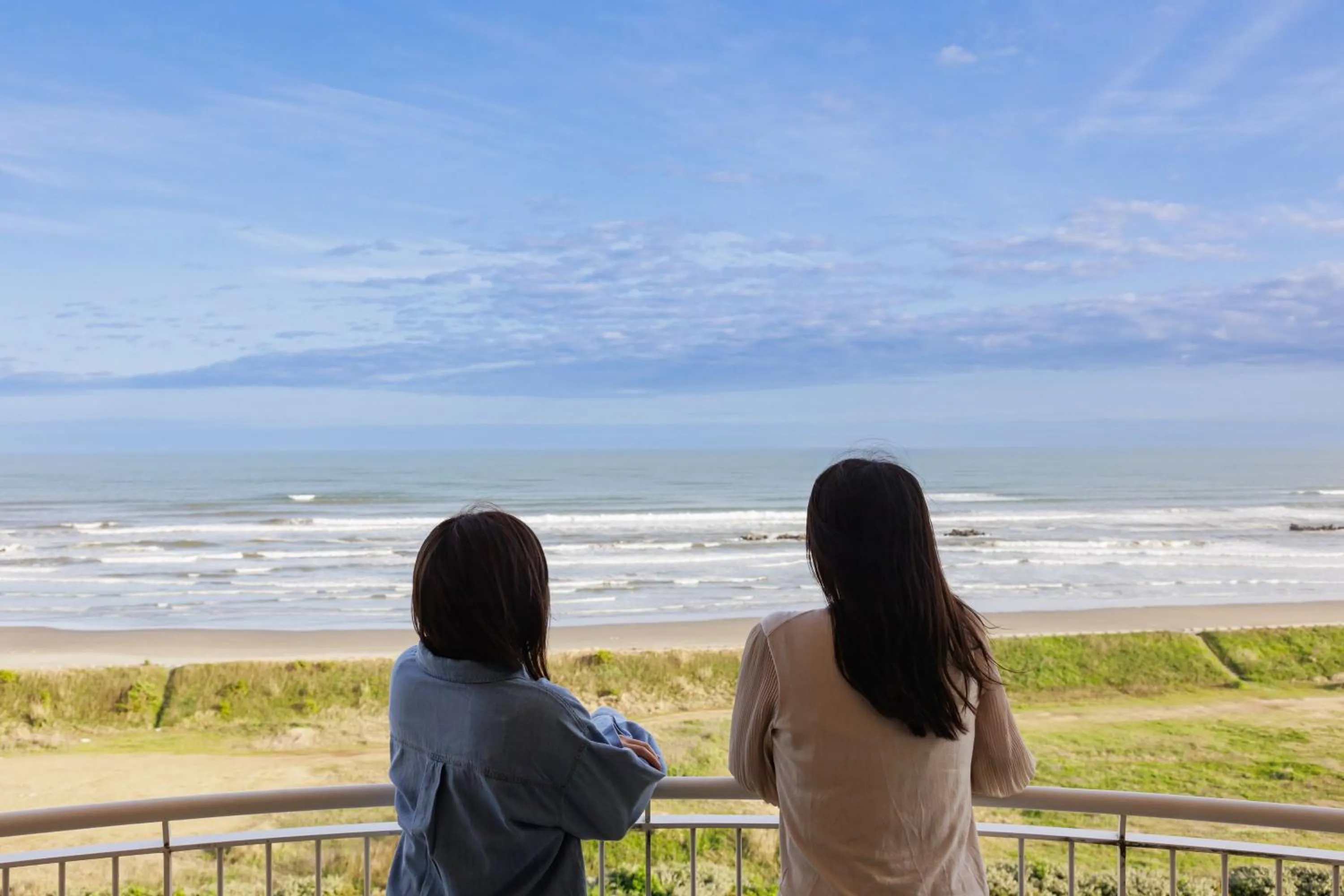 Sea view in KAMENOI HOTEL Kujukuri