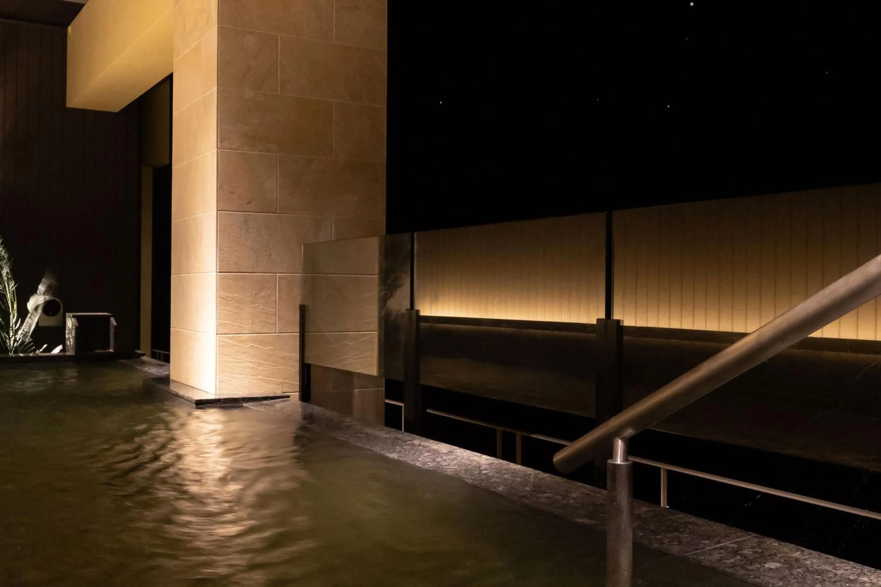 Open Air Bath in KAMENOI HOTEL Kujukuri