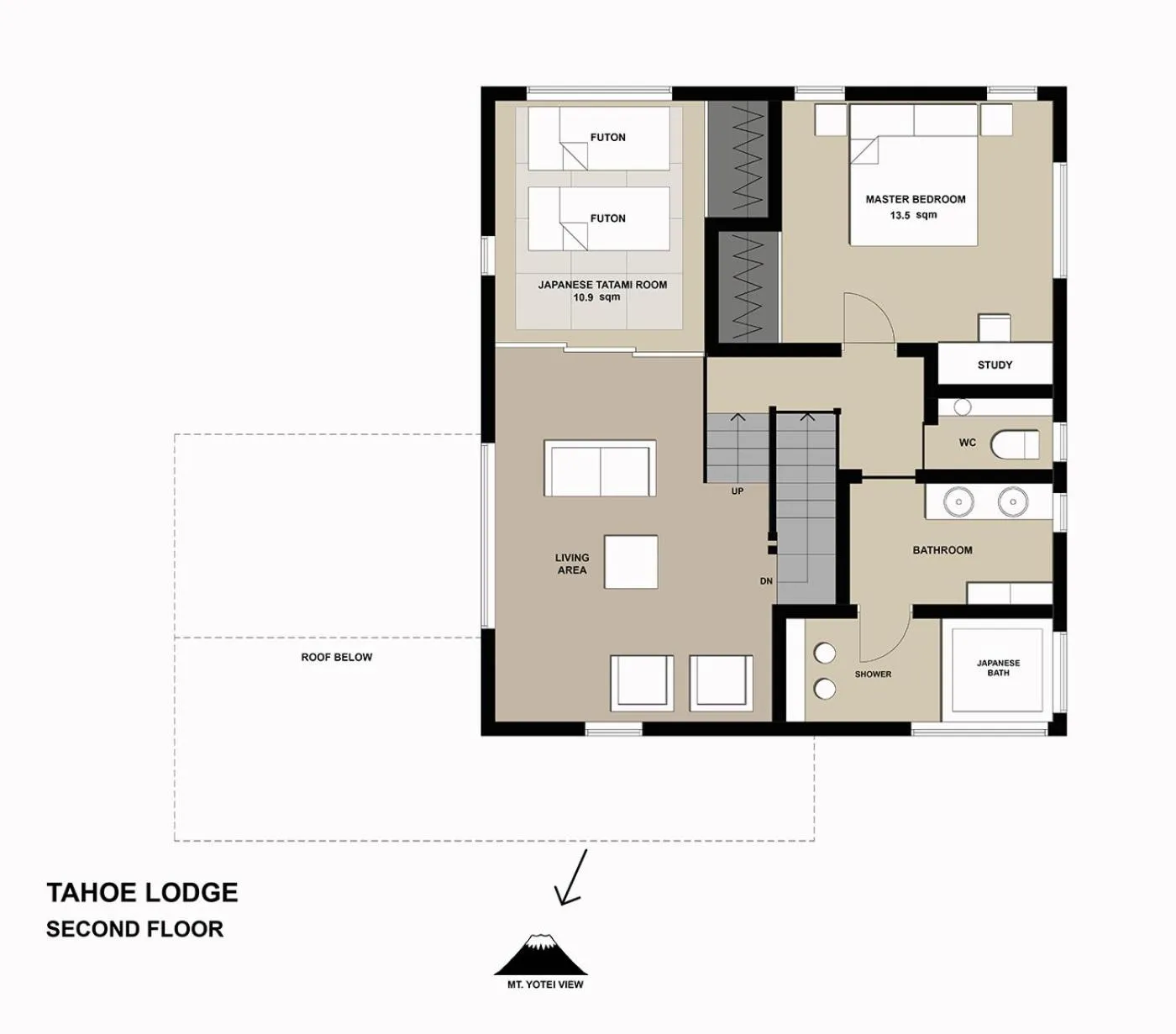 Floor plan in Tahoe Lodge by H2 Life