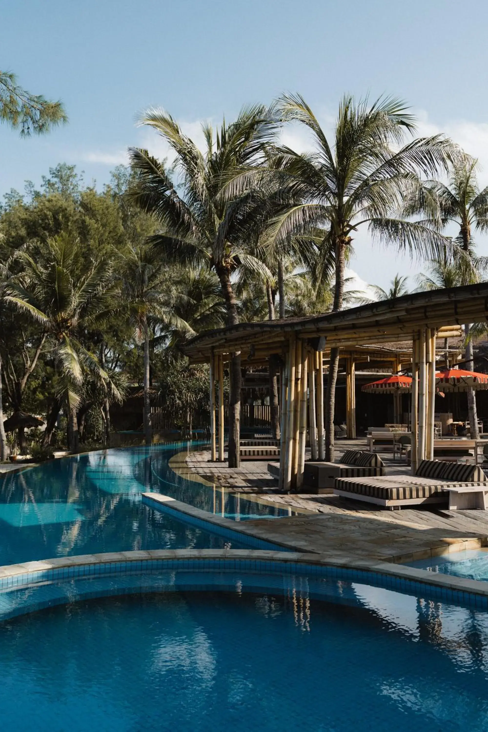 Swimming pool in Hotel Lumi Gili Trawangan Swimming pool in Hotel Lumi Gili Trawangan