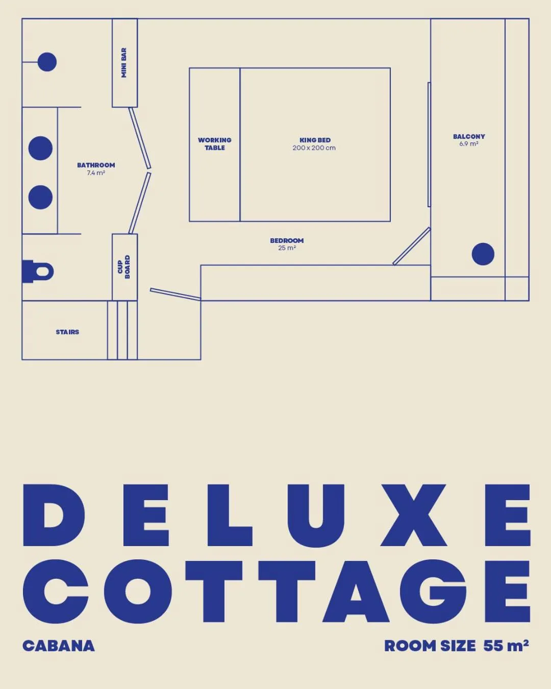 Floor plan in Hotel Lumi Gili Trawangan