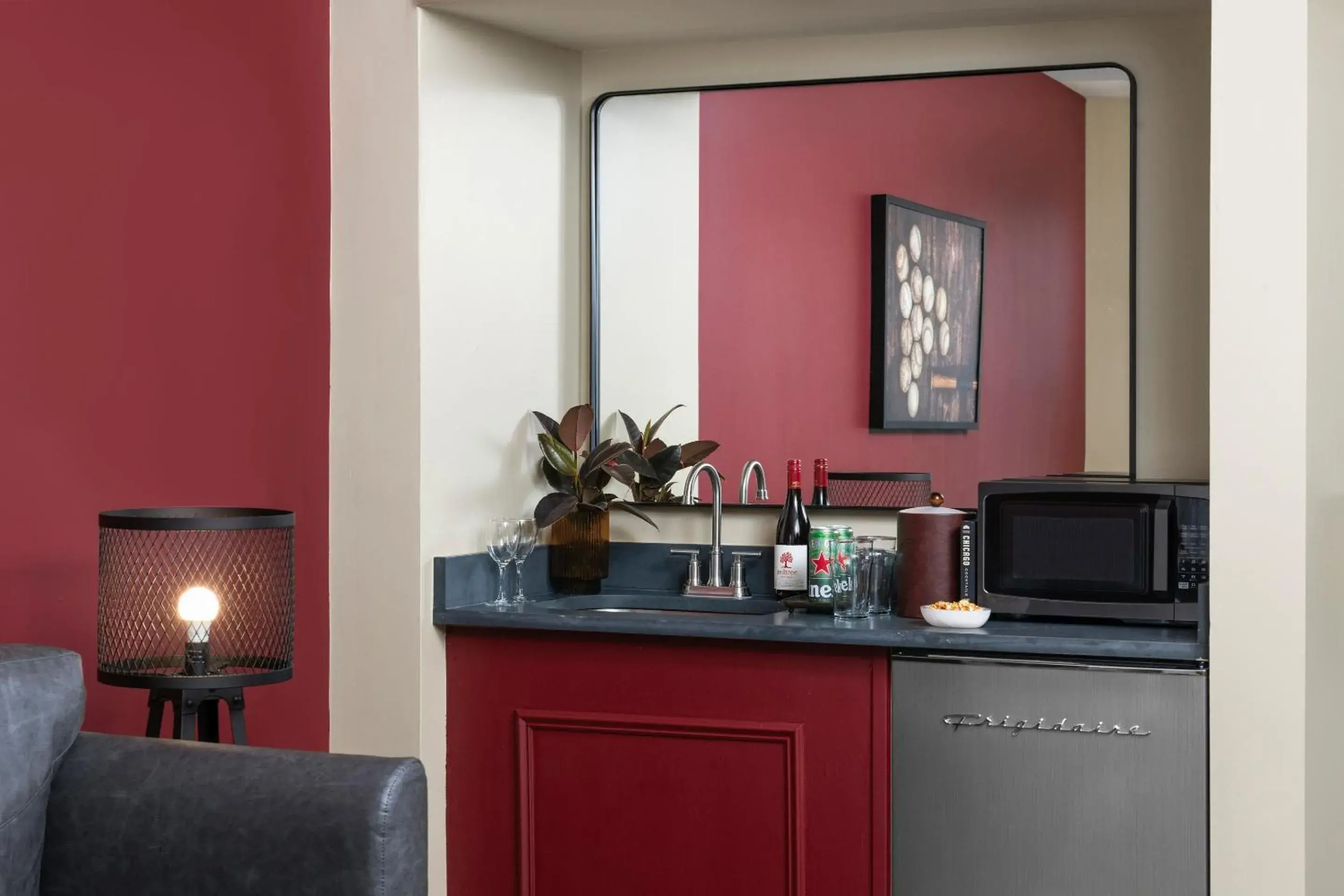 minibar in Majestic Hotel minibar in Majestic Hotel