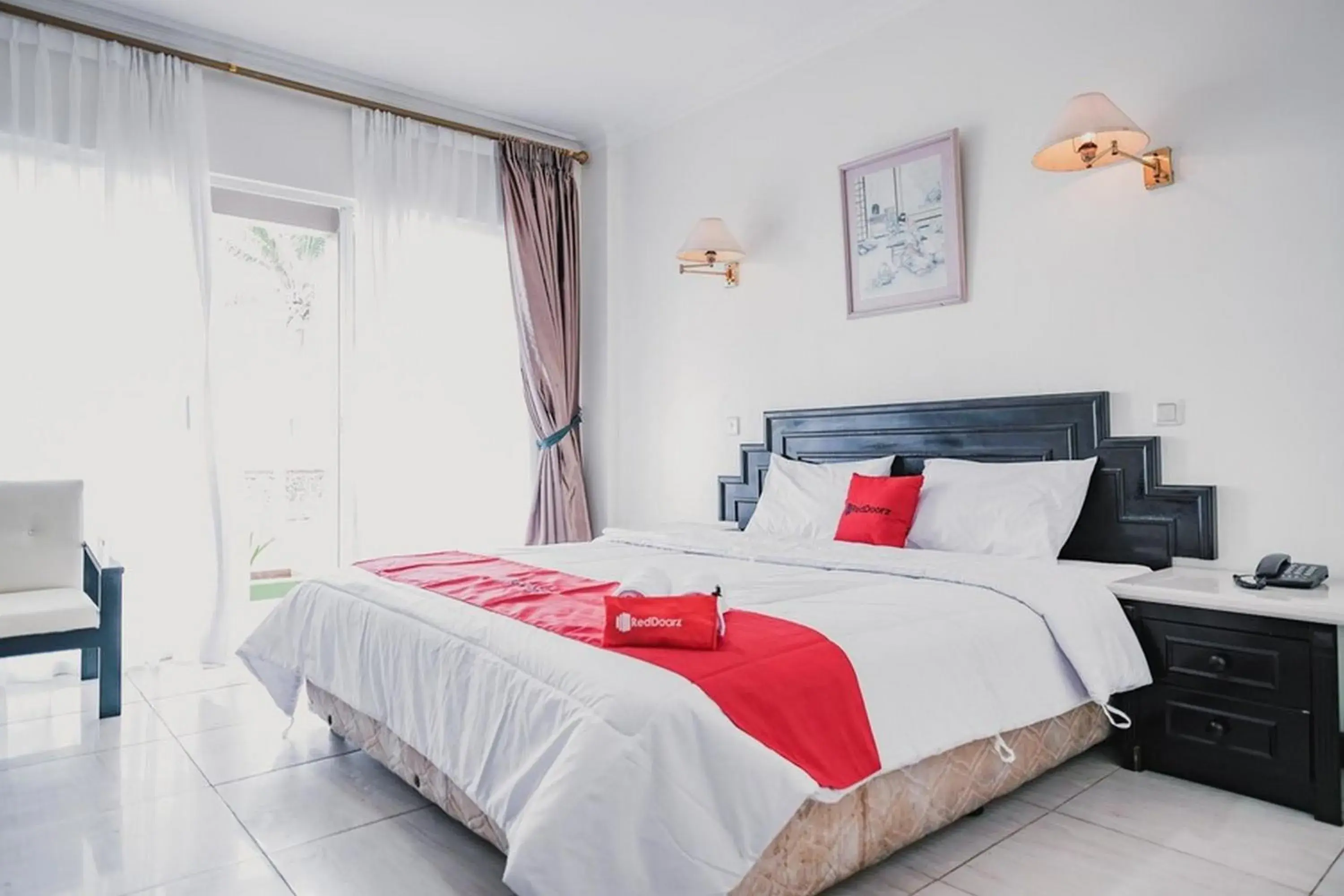 Bedroom, Bed in RedDoorz Plus near Pelabuhan Merak Bedroom, Bed in RedDoorz Plus near Pelabuhan Merak