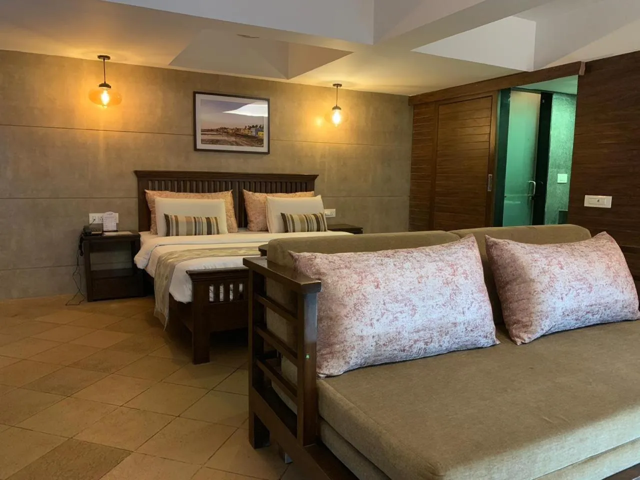 Bed in Silverador Resort