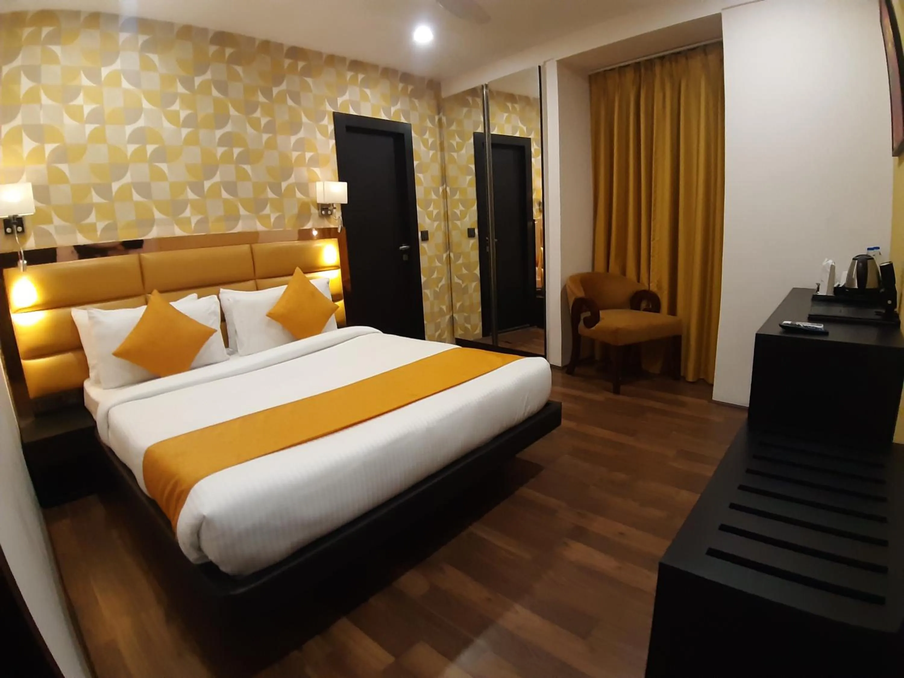 Photo of the whole room, Bed in The Opus Kolkata - A Boutique Hotel