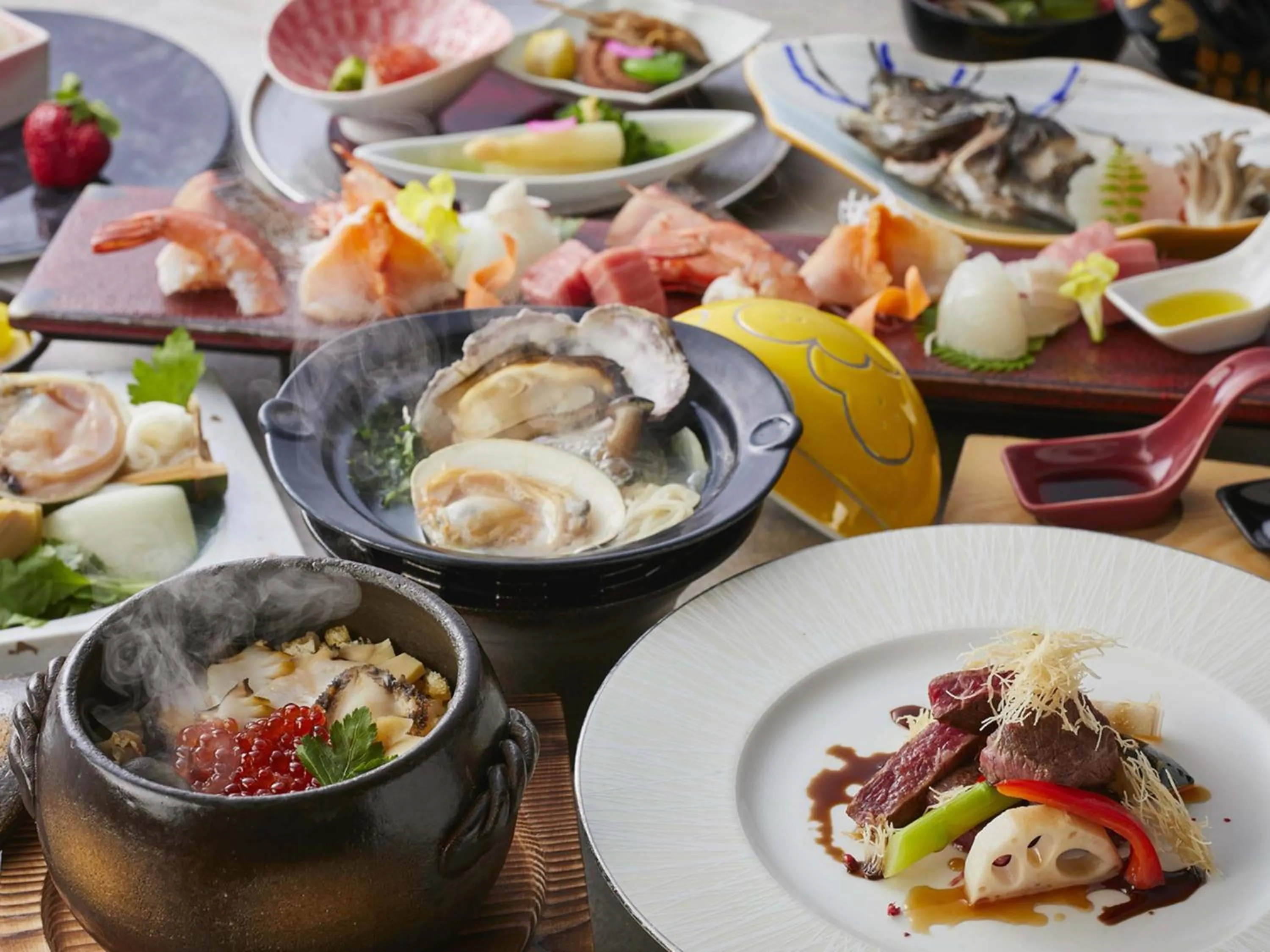 Dinner in KAMENOI HOTEL Ako