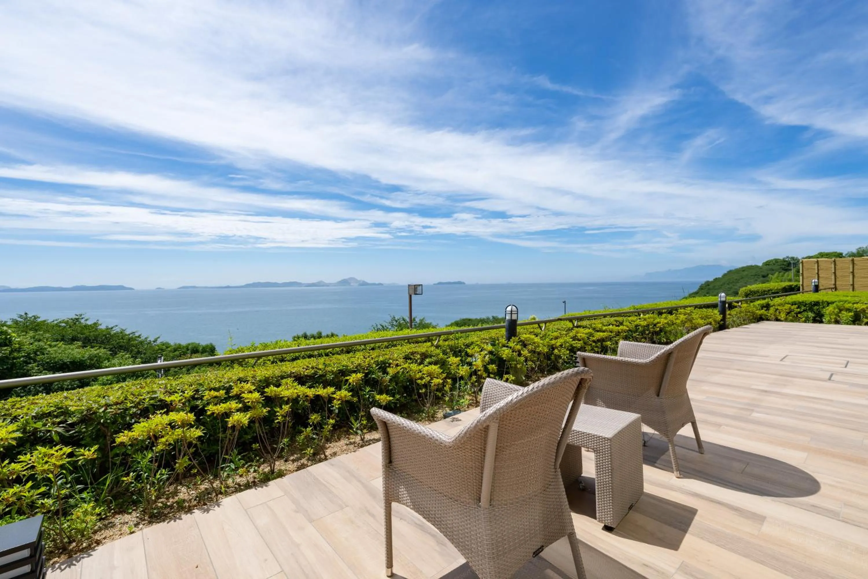 Balcony/Terrace in KAMENOI HOTEL Ako