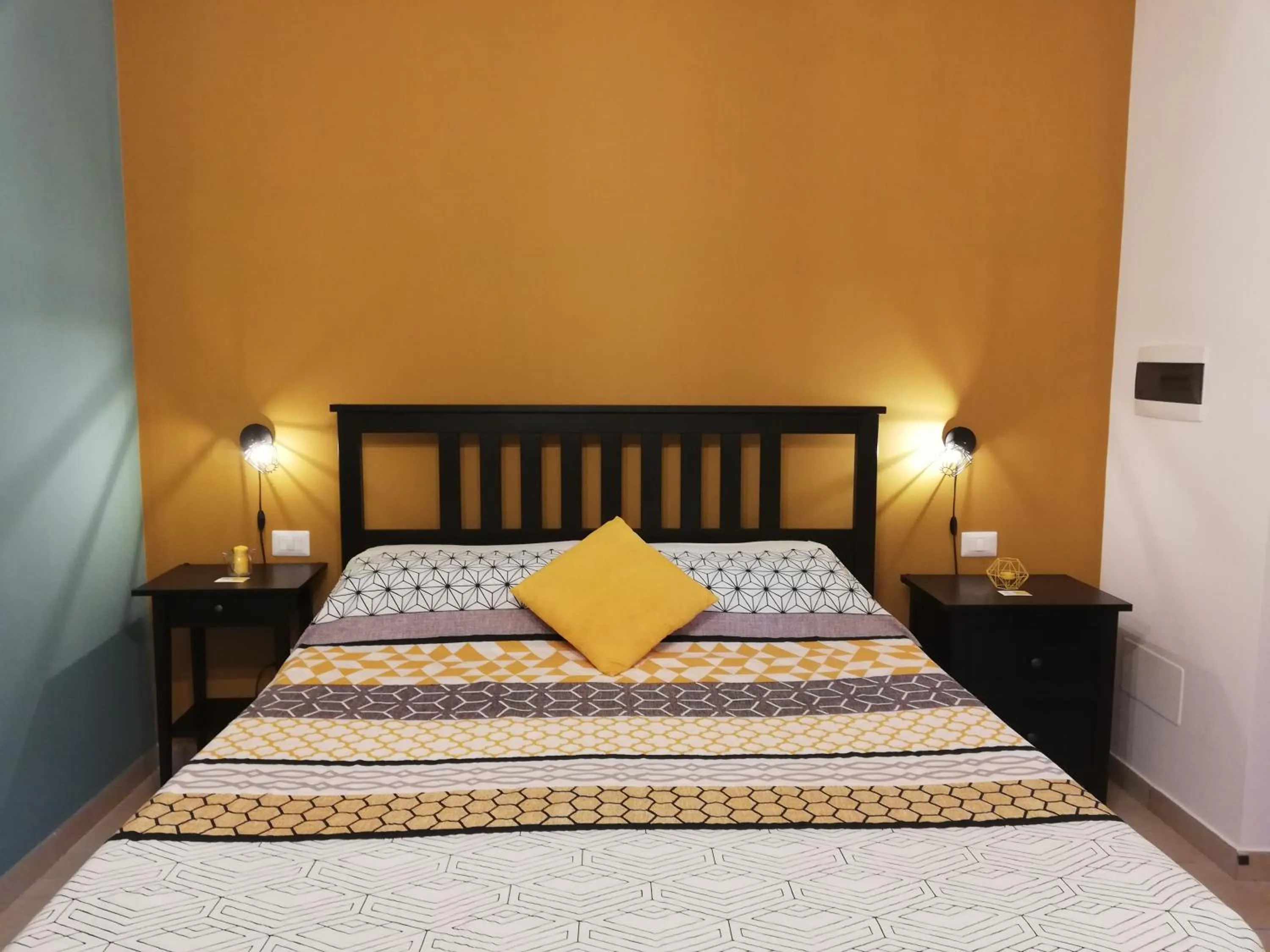 Bed in The Yellow House