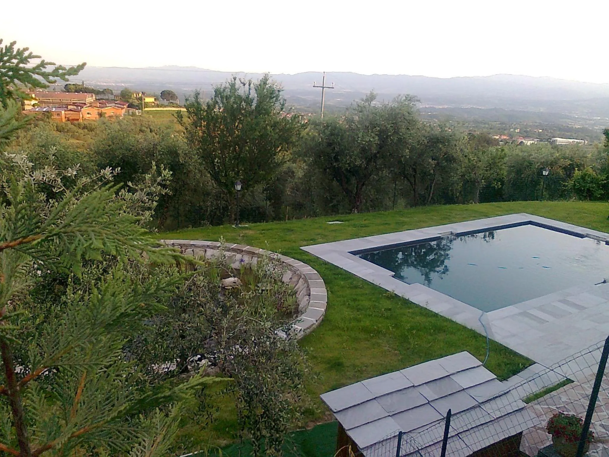 Pool view in La Pietra Piana Casa Vacanze