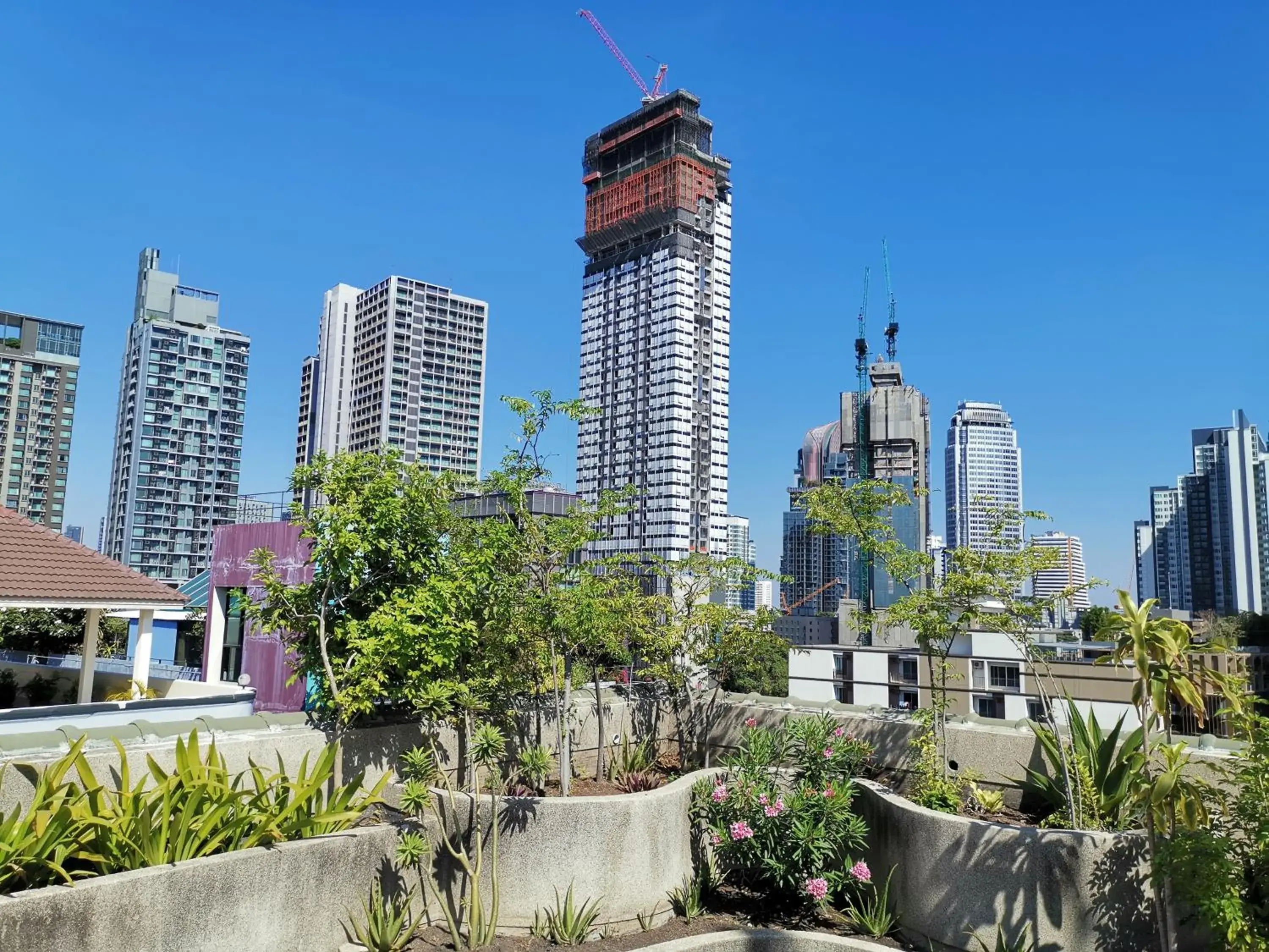 City view in NT Place Sukhumvit Suites City view in NT Place Sukhumvit Suites